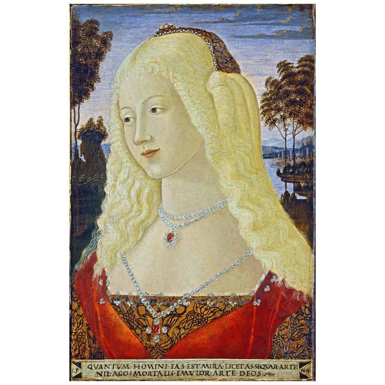  Neroccio de Landi. Ritratto di una signora. 1485. National Gallery of Art Washington