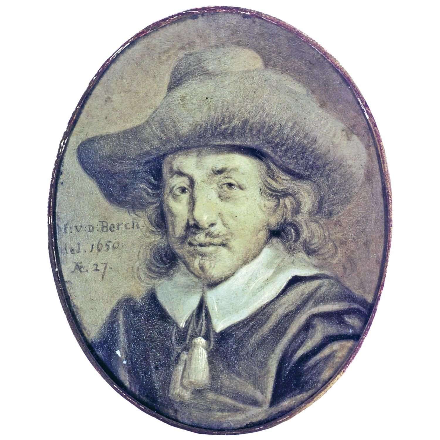   Jan Stolker. Portret van Nicolaes Berchem in 1650. Private collection