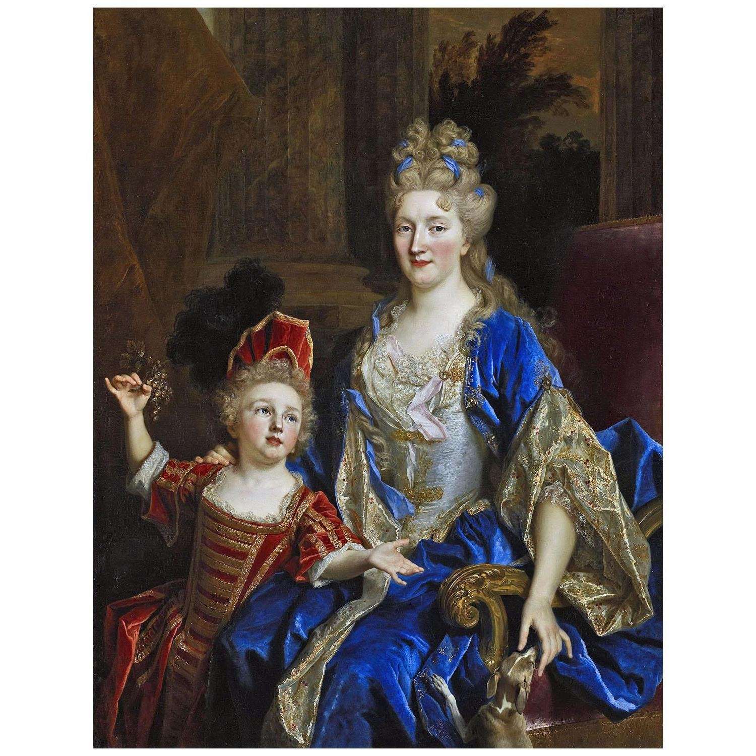  Nicolas de Largilliere. Mme Aubry avec son fils. 1700. Minneapolis Institute of Art