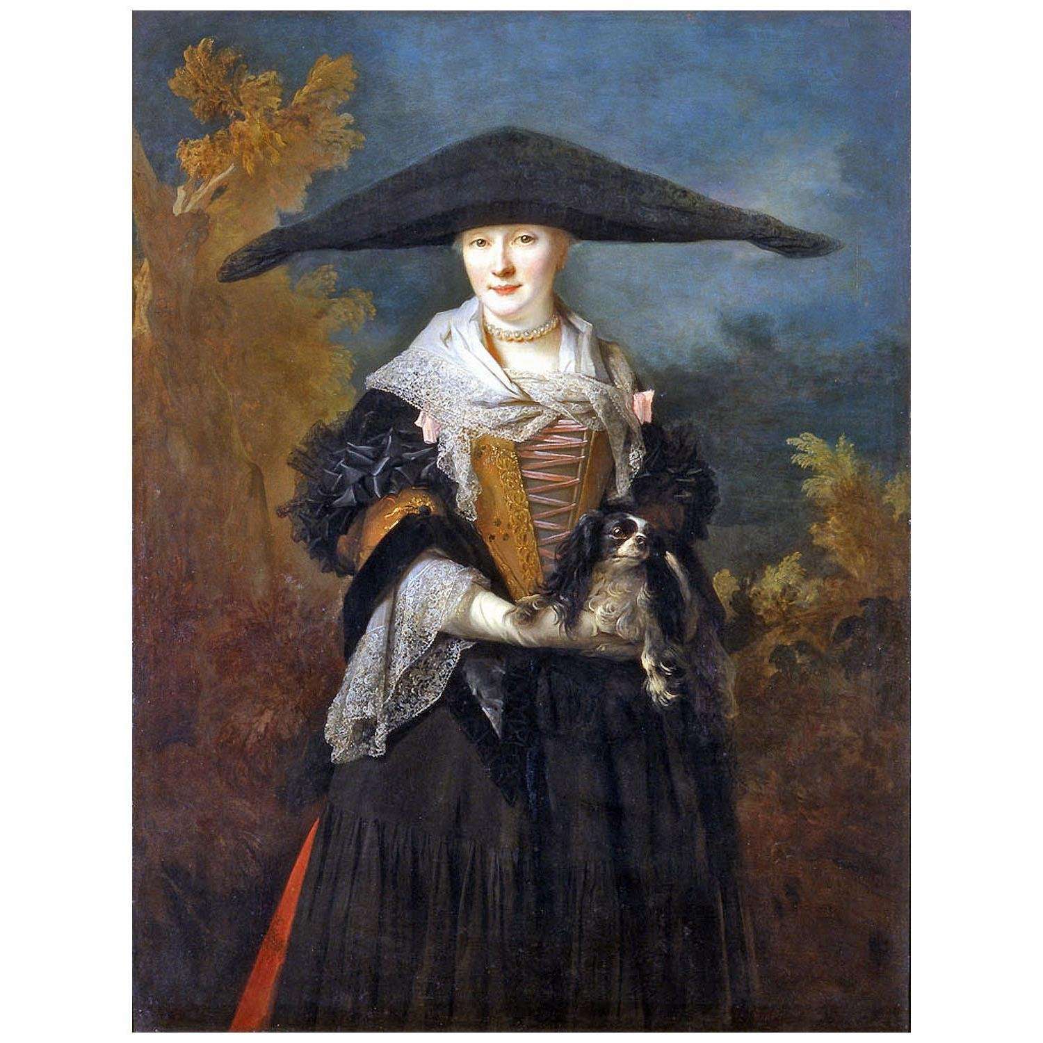  Nicolas de Largilliere. La Belle Sstrasbourgeoise. 1703. MBA de Strasbourg