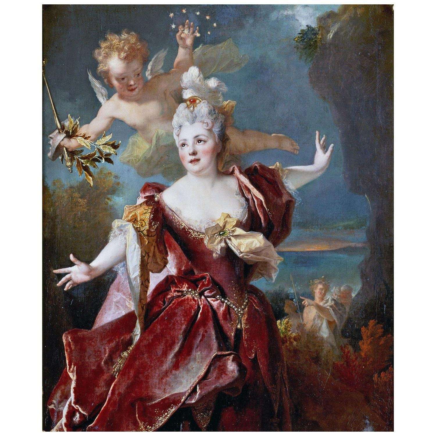  Nicolas de Largilliere. Mlle Duclos. 1712. Musee Conde Chantilly