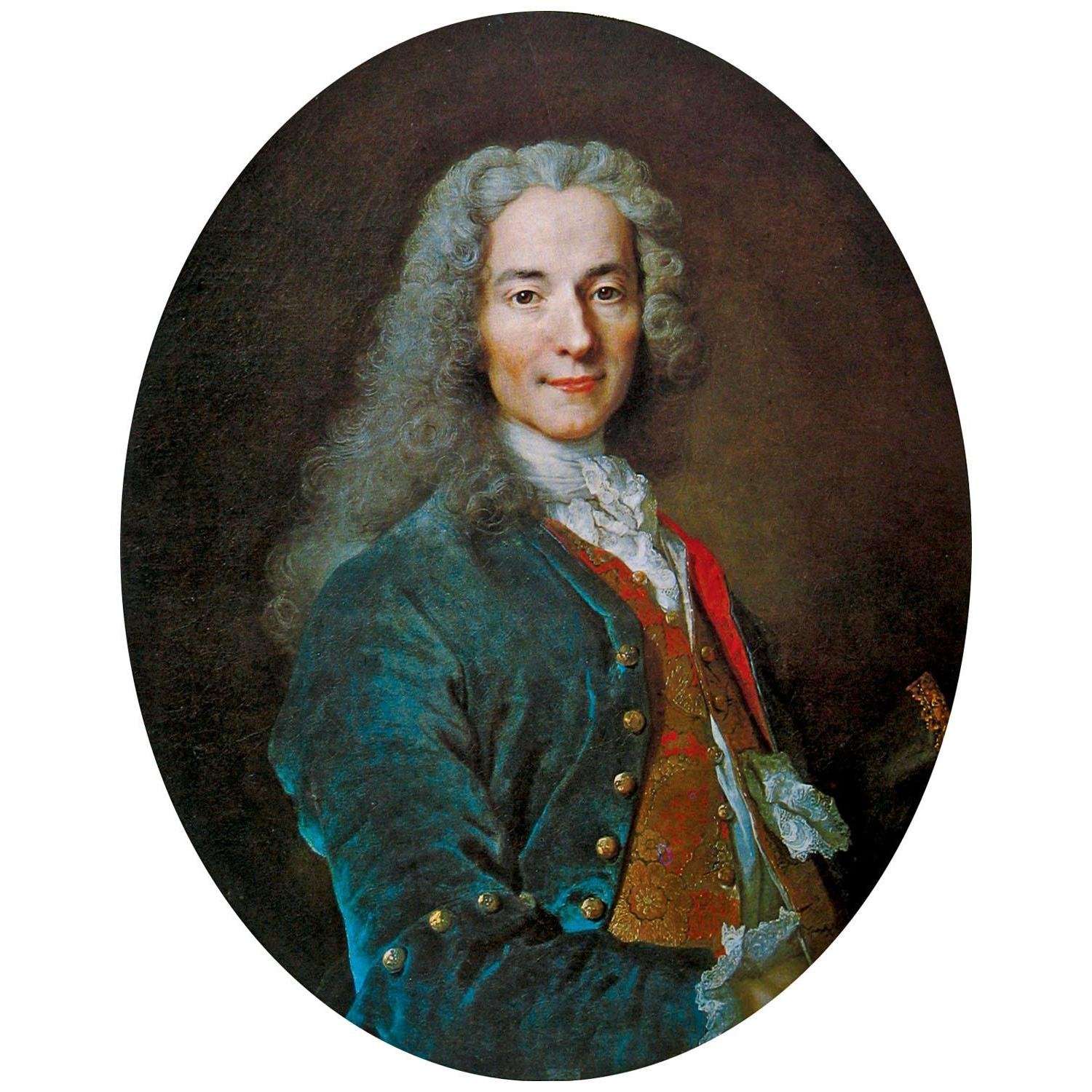  Nicolas de Largilliere. Voltaire. 1724. Chateau de Versailles