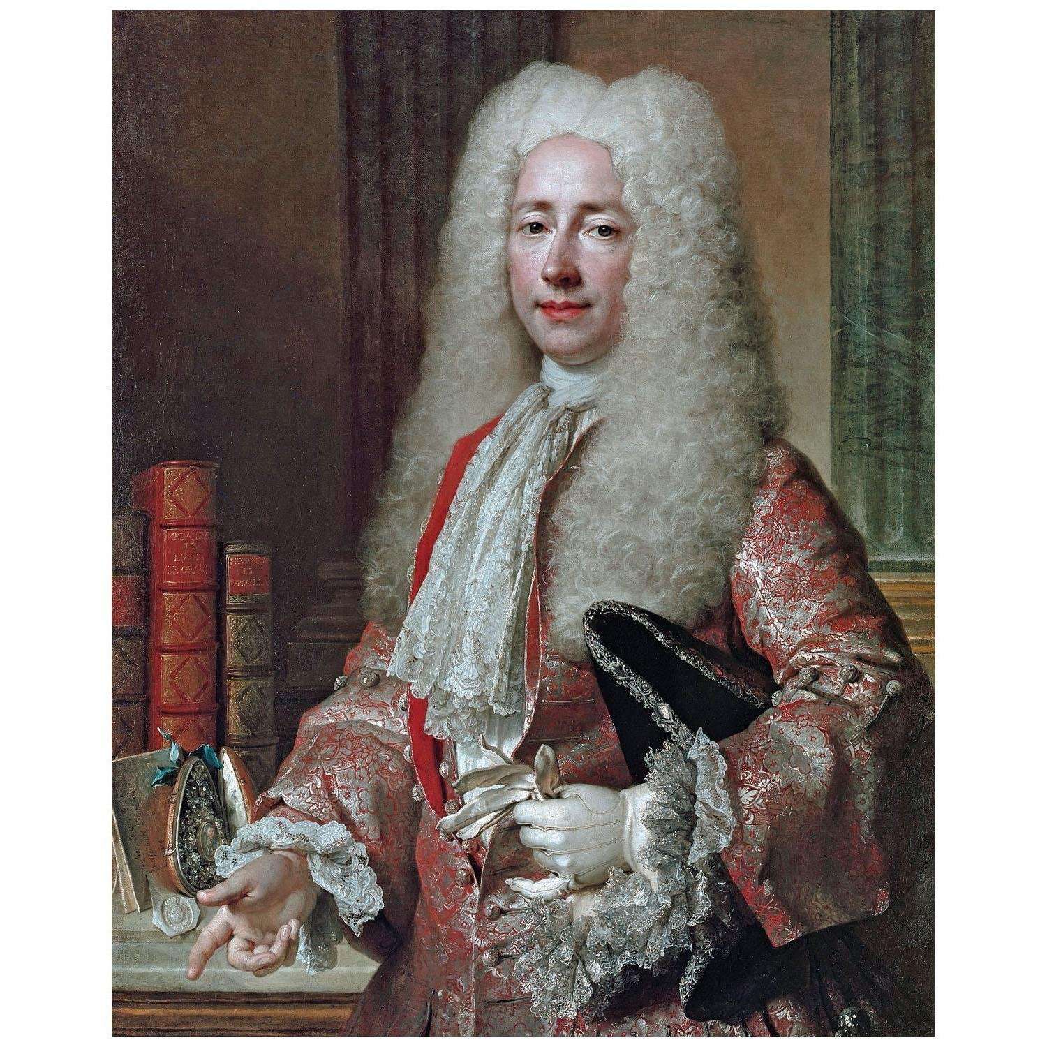  Nicolas de Largilliere. Conrad Detlef, comte Dehn. 1724. Metropolitan Museum New York