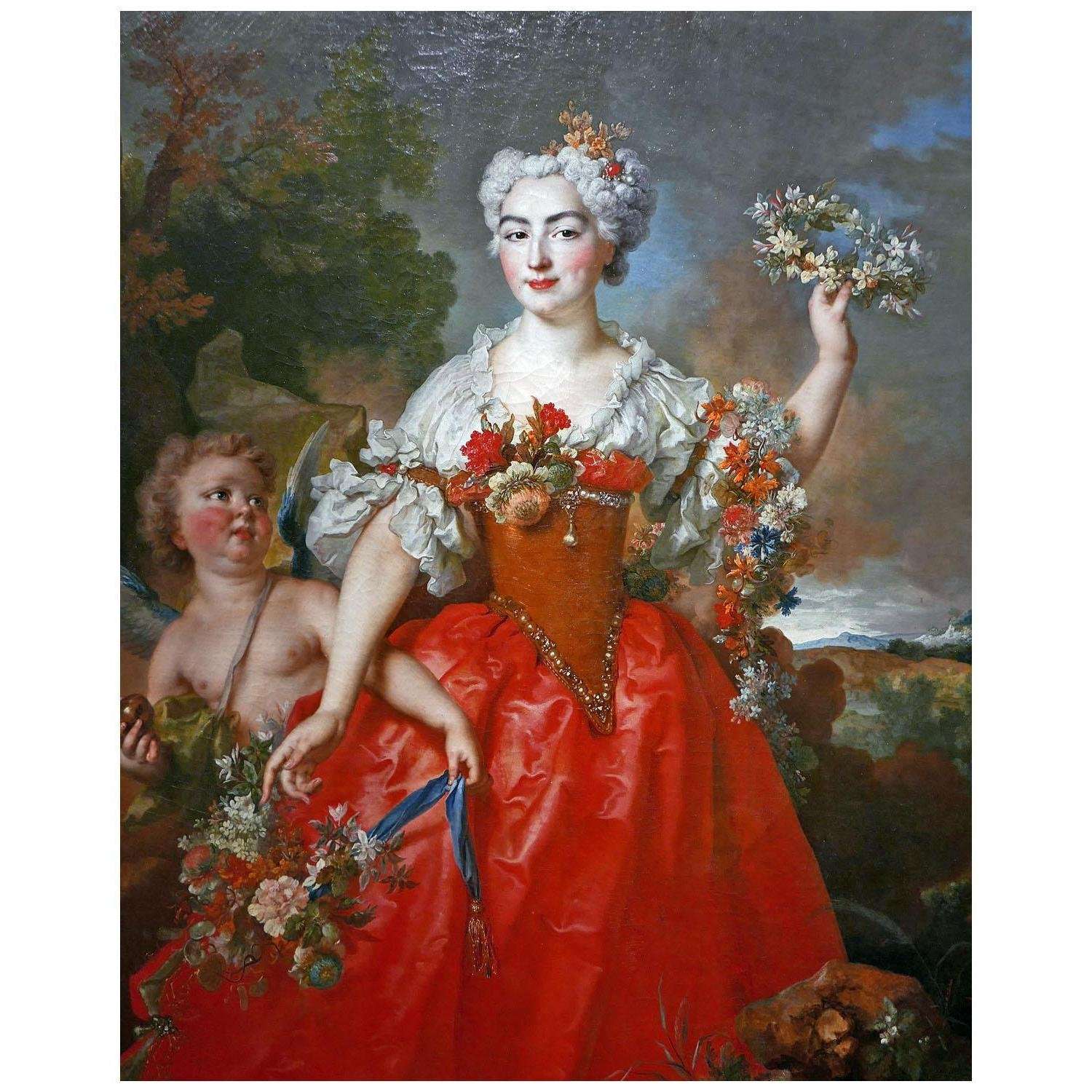  Nicolas de Largilliere. Diane. Ang?lique de Simiane. 1730. Musee Fabre Montpellier