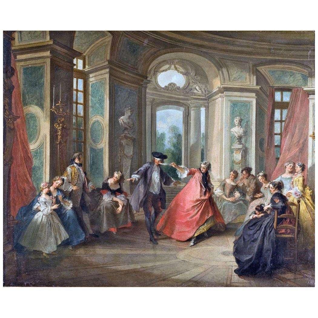 Nicolas Lancret. Colin-maillard. 1725-1730. Nationalmuseum, Stockholm