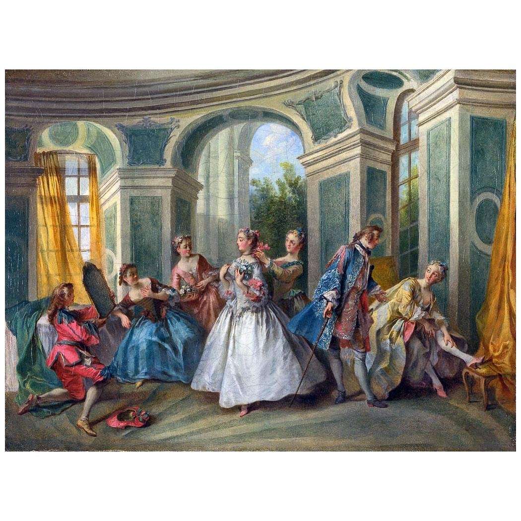  Nicolas Lancret. Quatre ?tapes de la vie humaine. Jeunesse. 1735. National Gallery, London