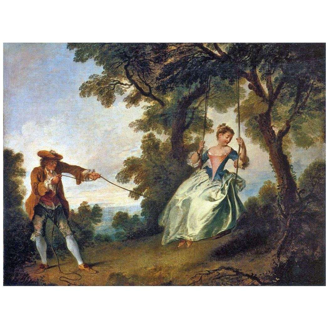  Nicolas Lancret. Balan?oire. 1735. Victoria and Albert, London