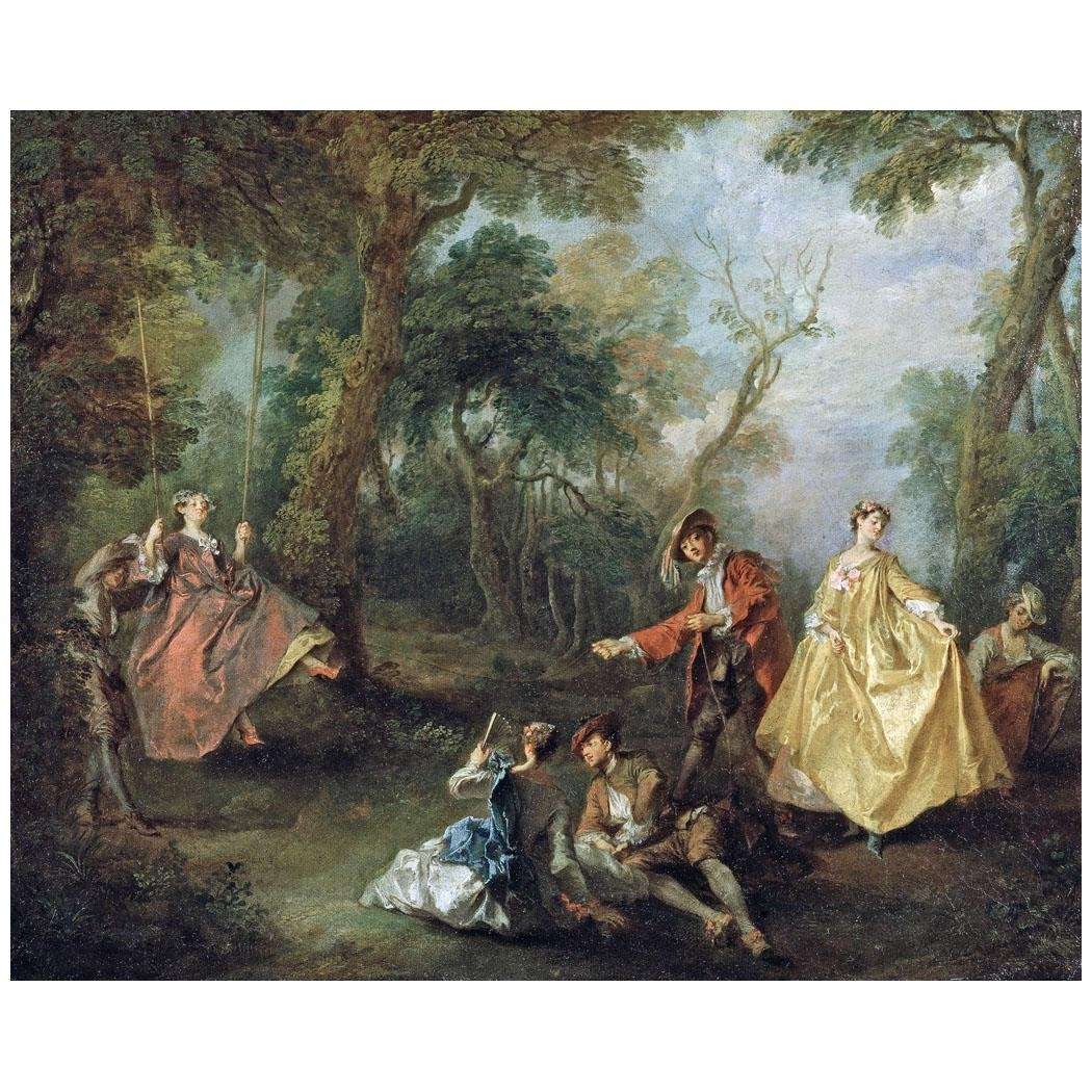 Nicolas Lancret. Balan?oire. 1735-1740. Nationalmuseum, Stockholm