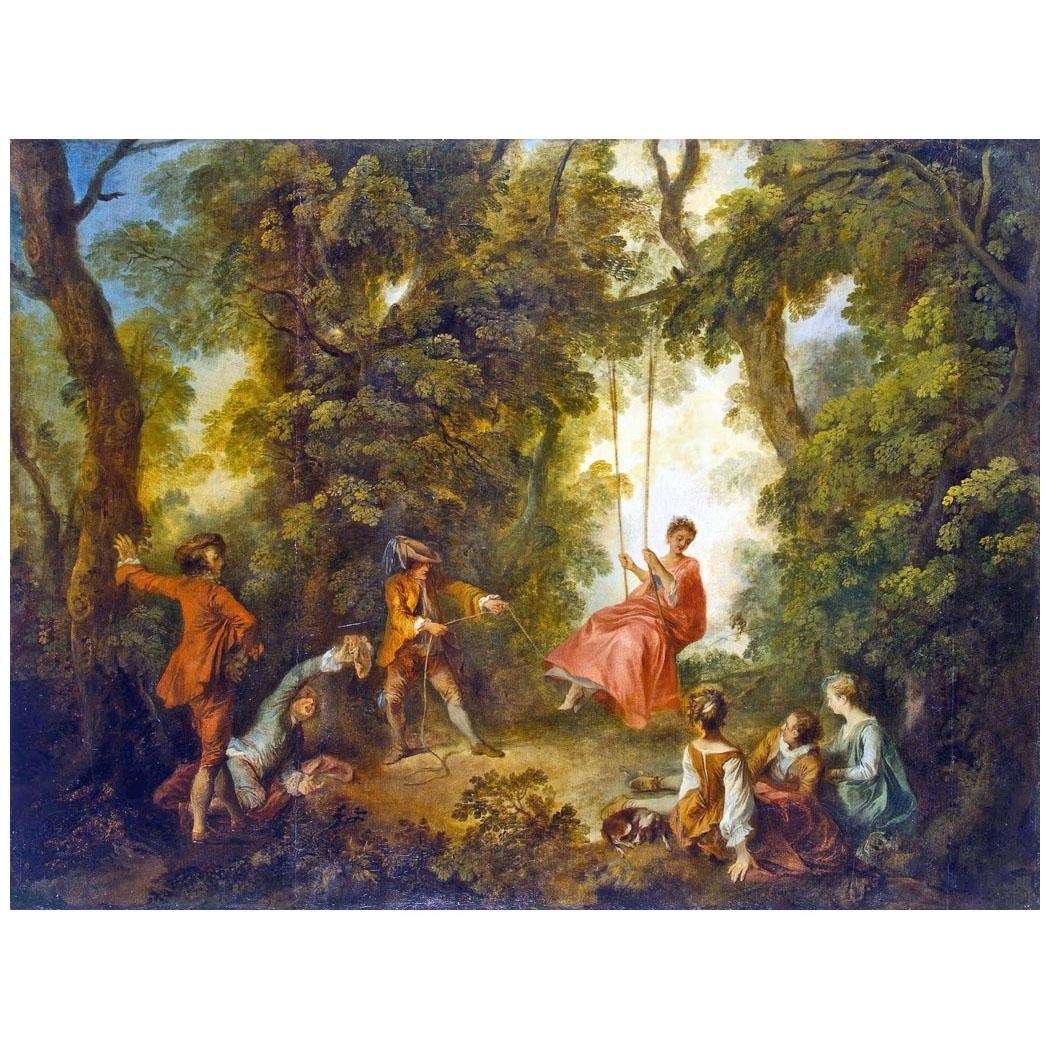  Nicolas Lancret. Balan?oire. 1730s. Hermitage, St-Petersburg