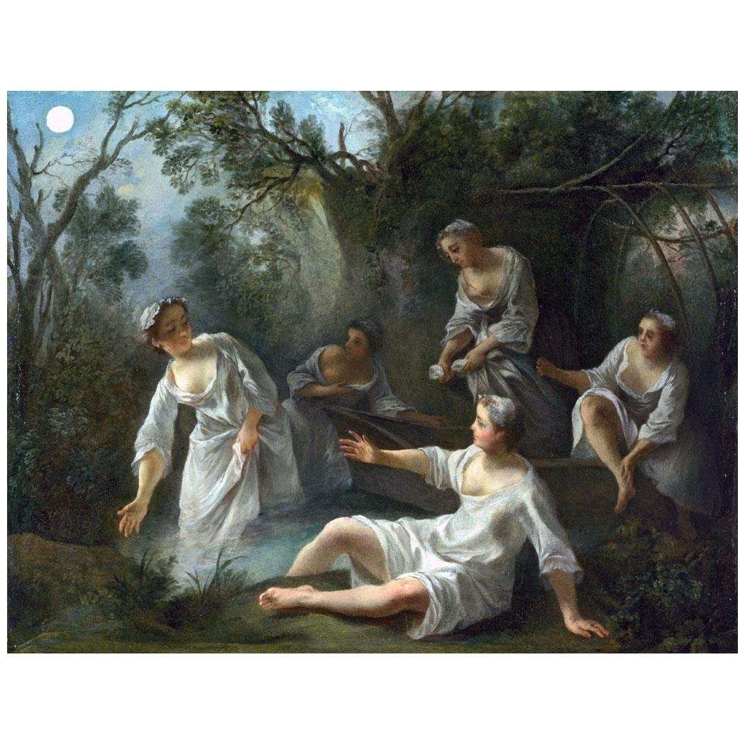  Nicolas Lancret. Les quatre temps de la journ?e. Le Soir. 1730s. National Gallery, London