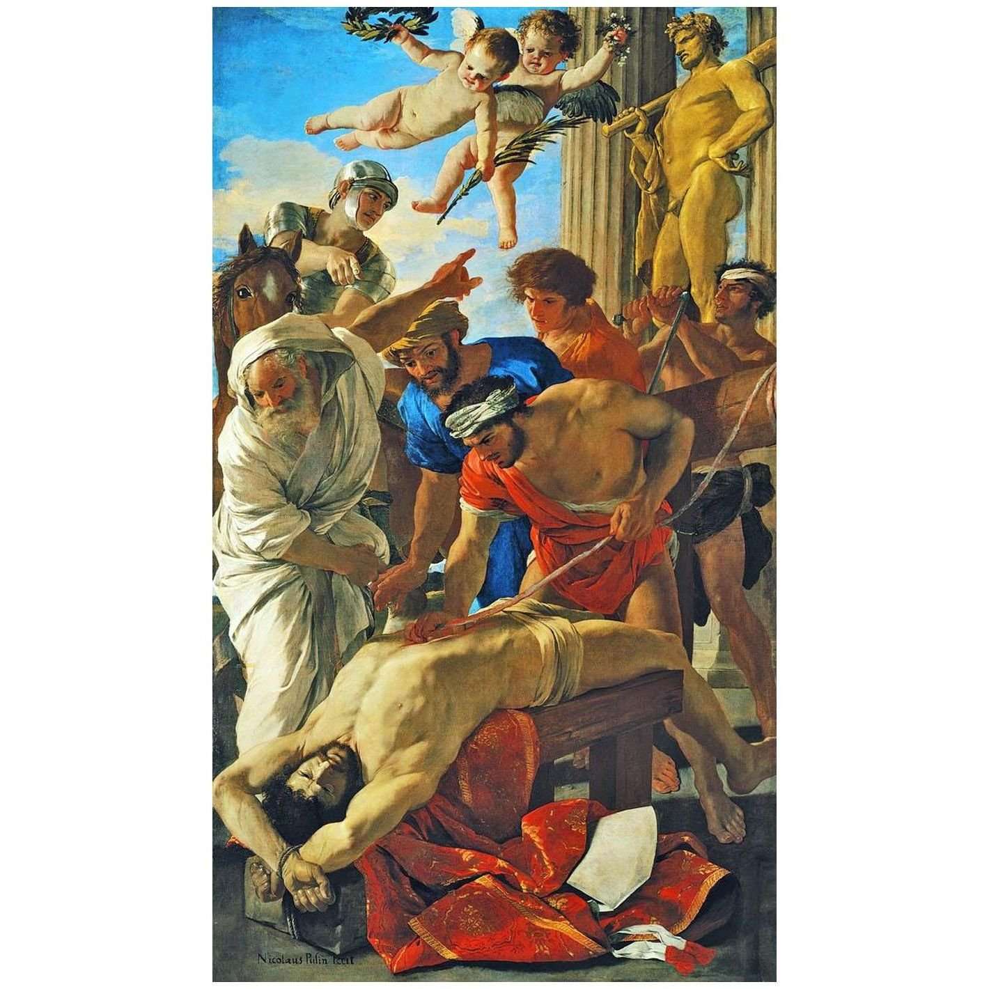  Nicolas Poussin. Le Martyre de Saint ?rasme. 1628. Musei Vaticani