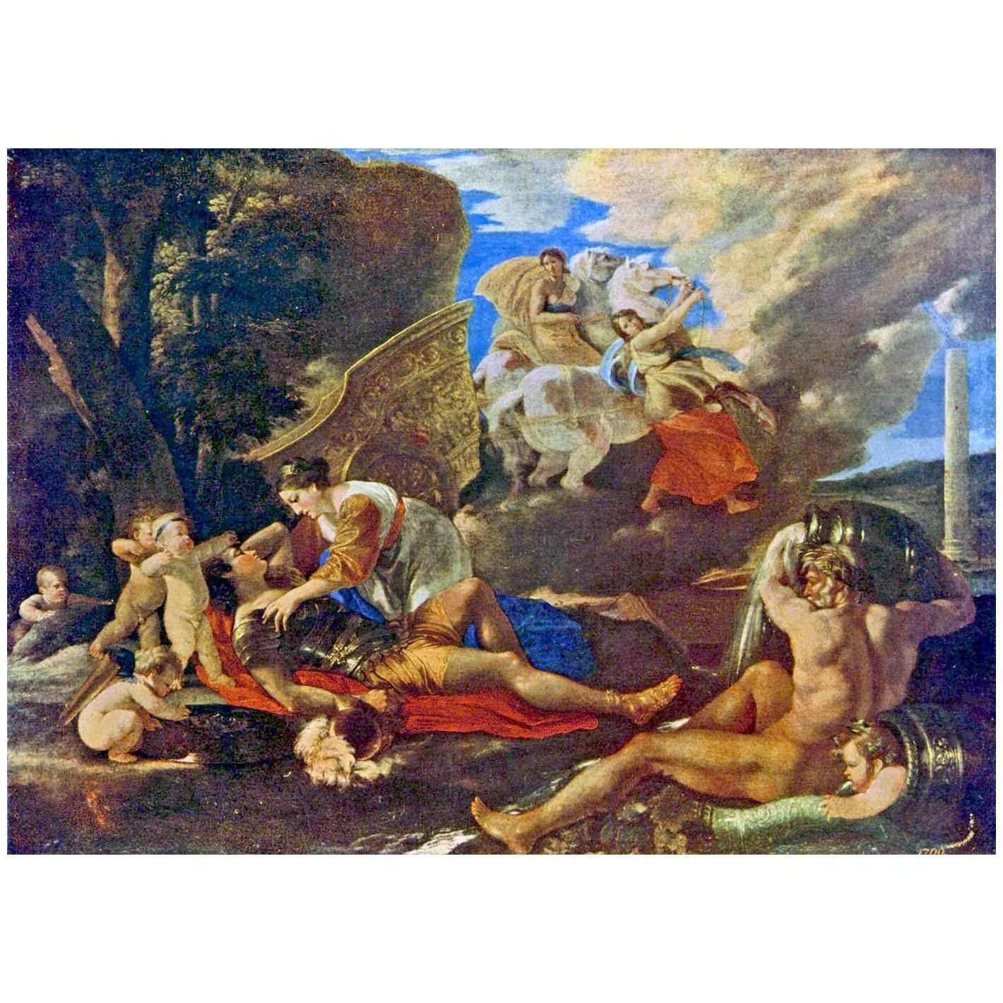 Nicolas Poussin. Renaud et Armide. 1635. Pushkin Museum