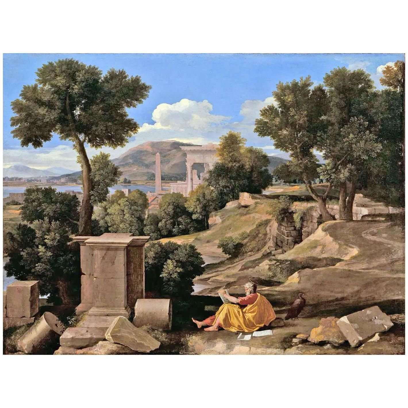  Nicolas Poussin. Paysage avec Saint Jean. 1640. Art Institute of Chicago