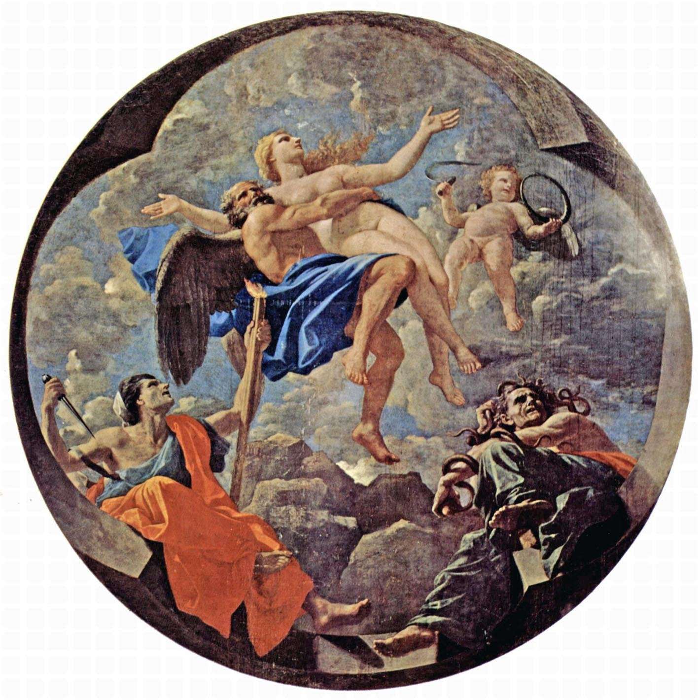 Nicolas Poussin. Le Temps soustrait la V?rit?. 1641. Musee du Louvre