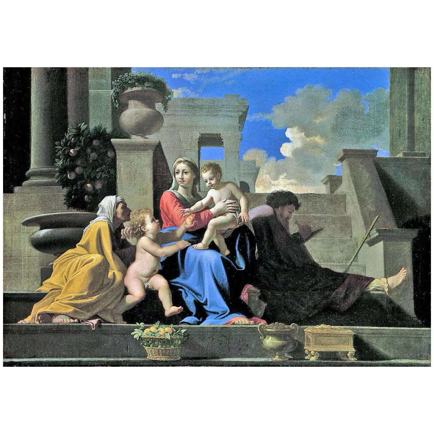  Nicolas Poussin. La Sainte Famille. 1648. NGA Washington