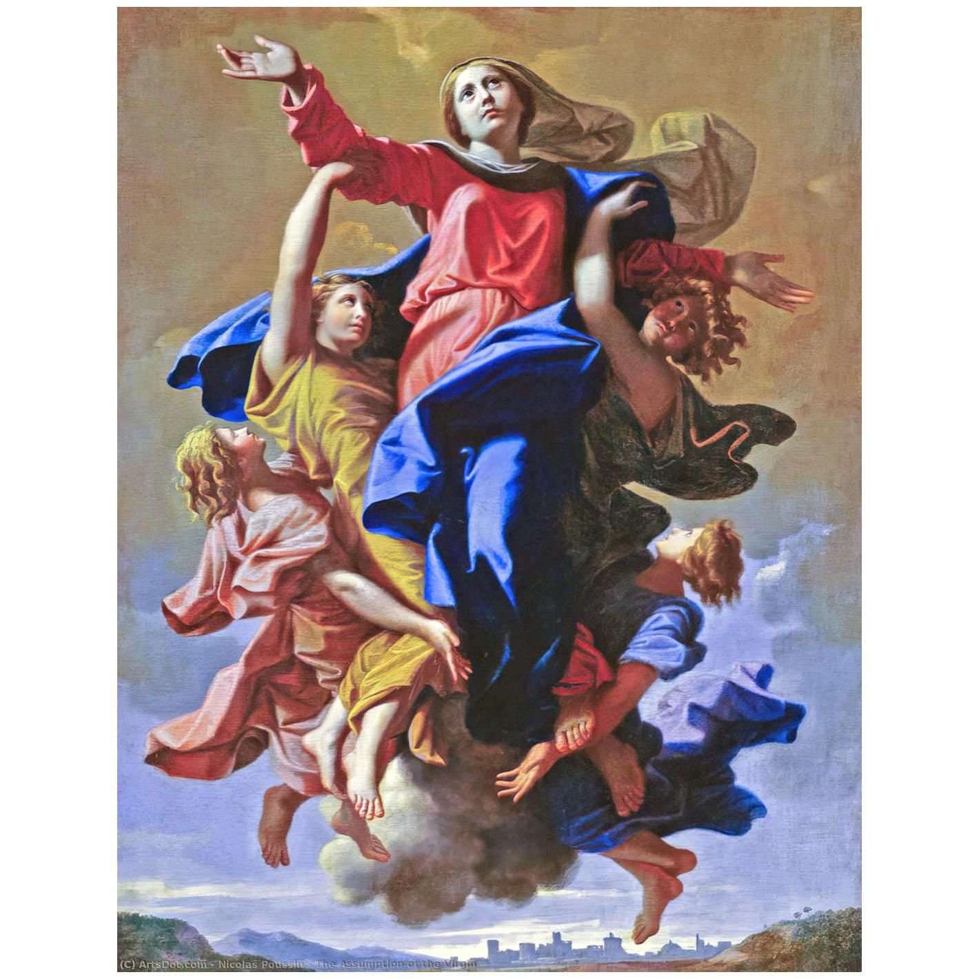  Nicolas Poussin. L'Assomption. 1650. Musee du Louvre