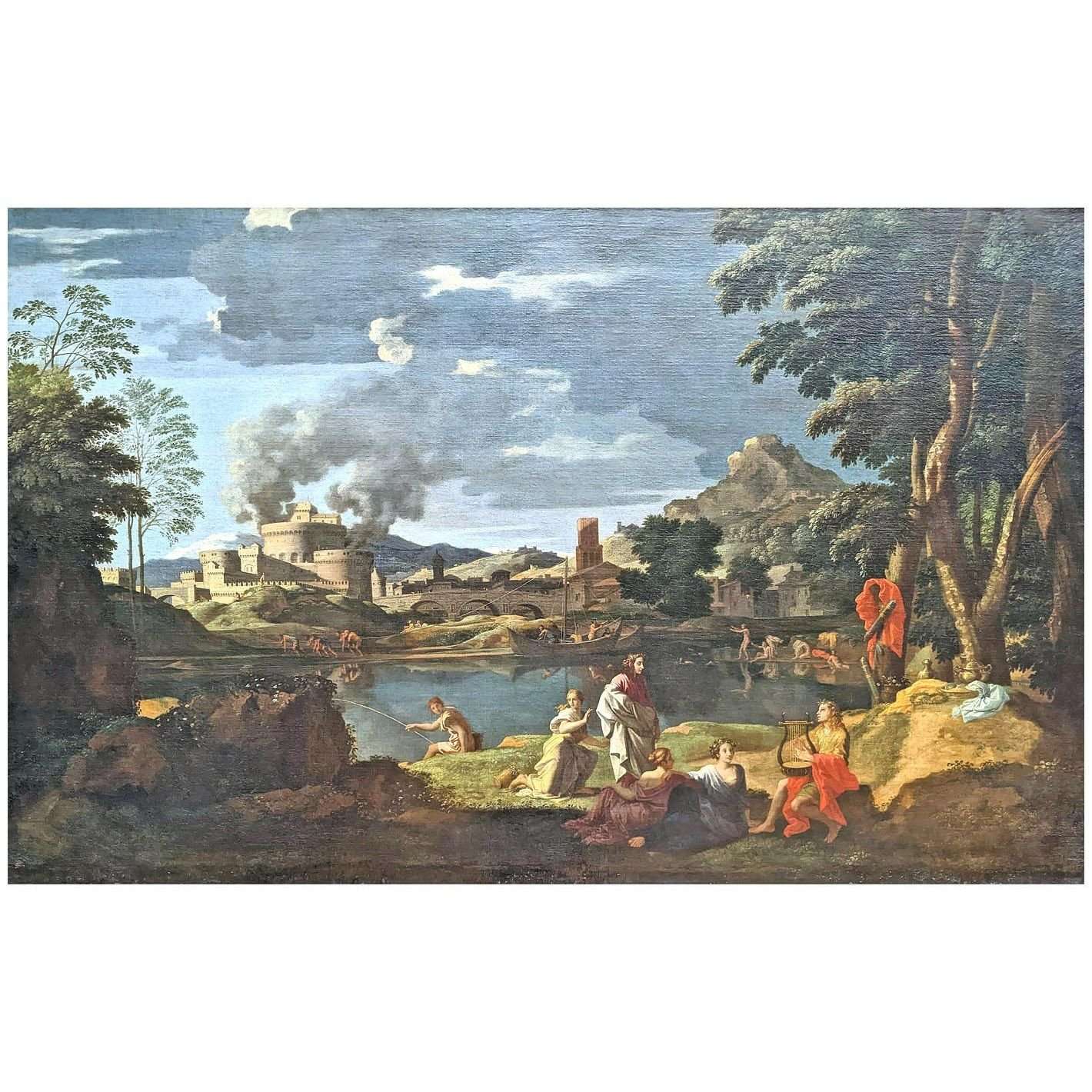 Nicolas Poussin. Orph?e et Eurydice. 1650. Musee du Louvre