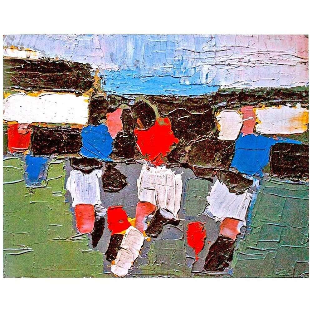   Nicolas de Stal. Les Footballeurs. 1952. MBA de Dijon