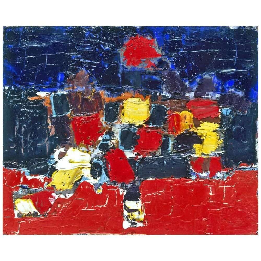   Nicolas de Stal. Les Footballeurs. 1952. MBA de Dijon