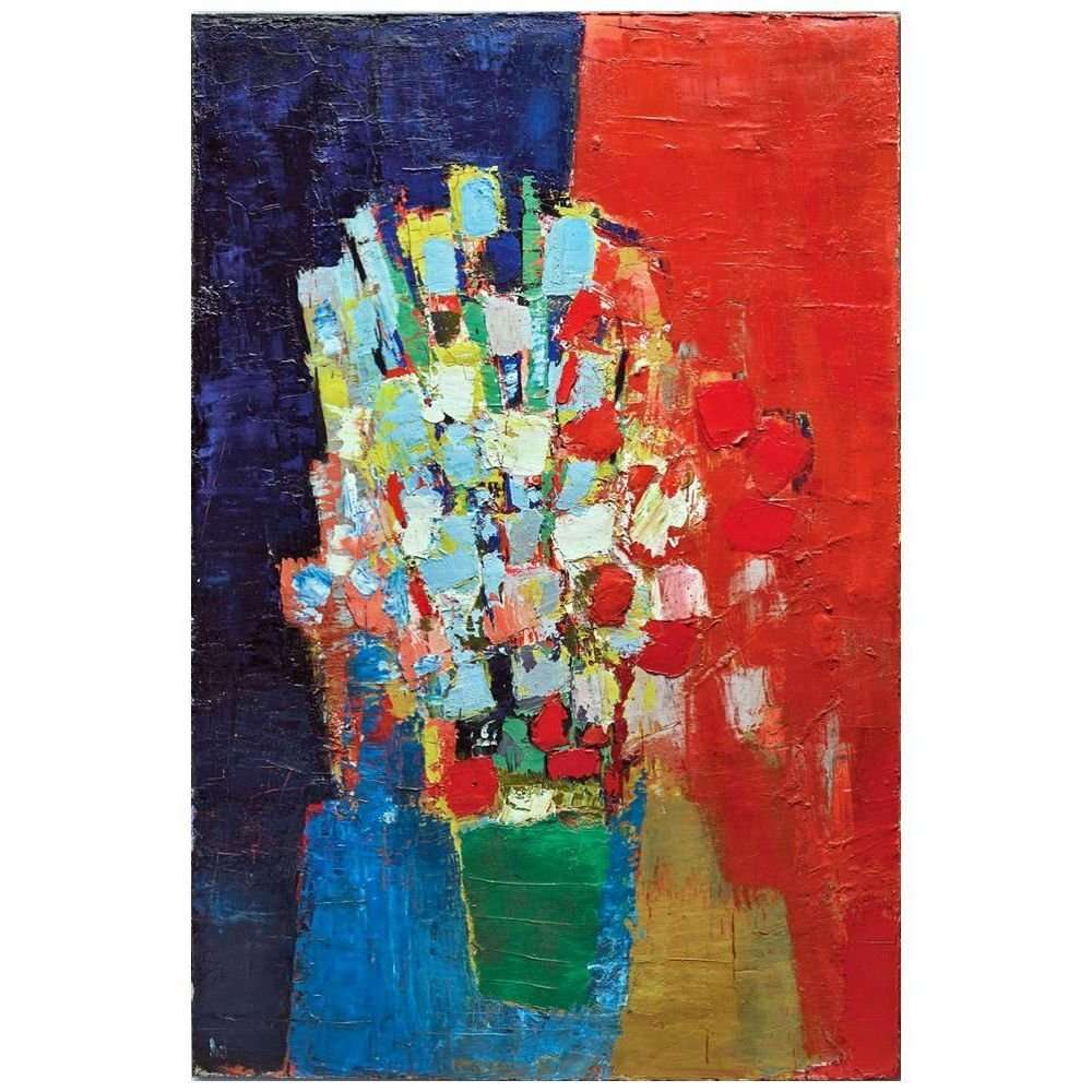   Nicolas de Stal. Fleurs. 1952. Private collection