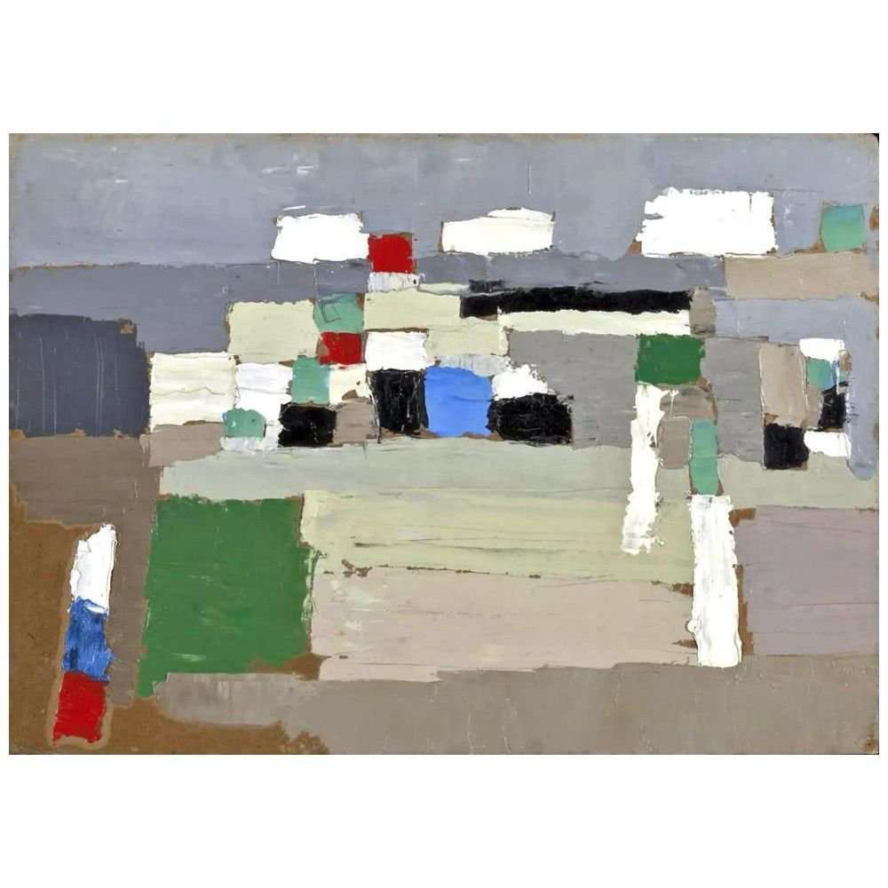   Nicolas de Stal. Paysage de printemps. 1952. Tate Modern London