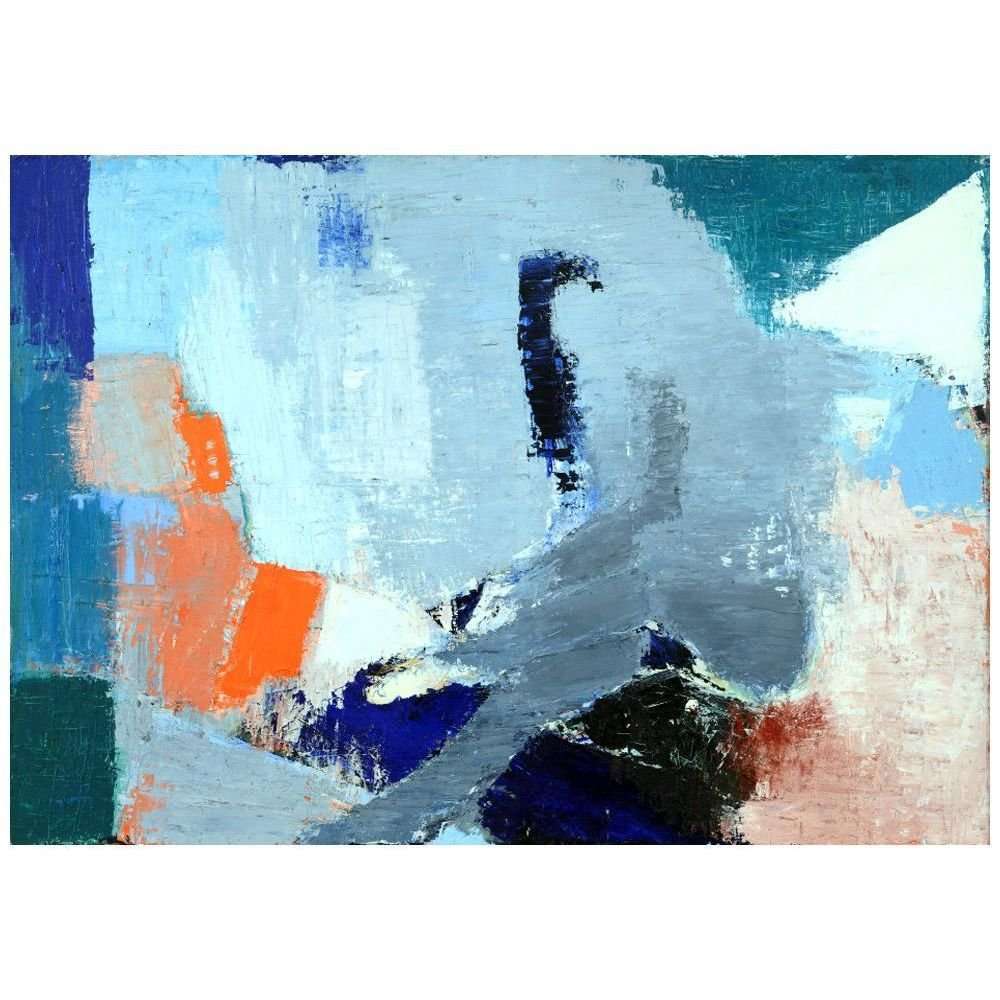  Nicolas de Stal. Femme assise. 1953. Private collection