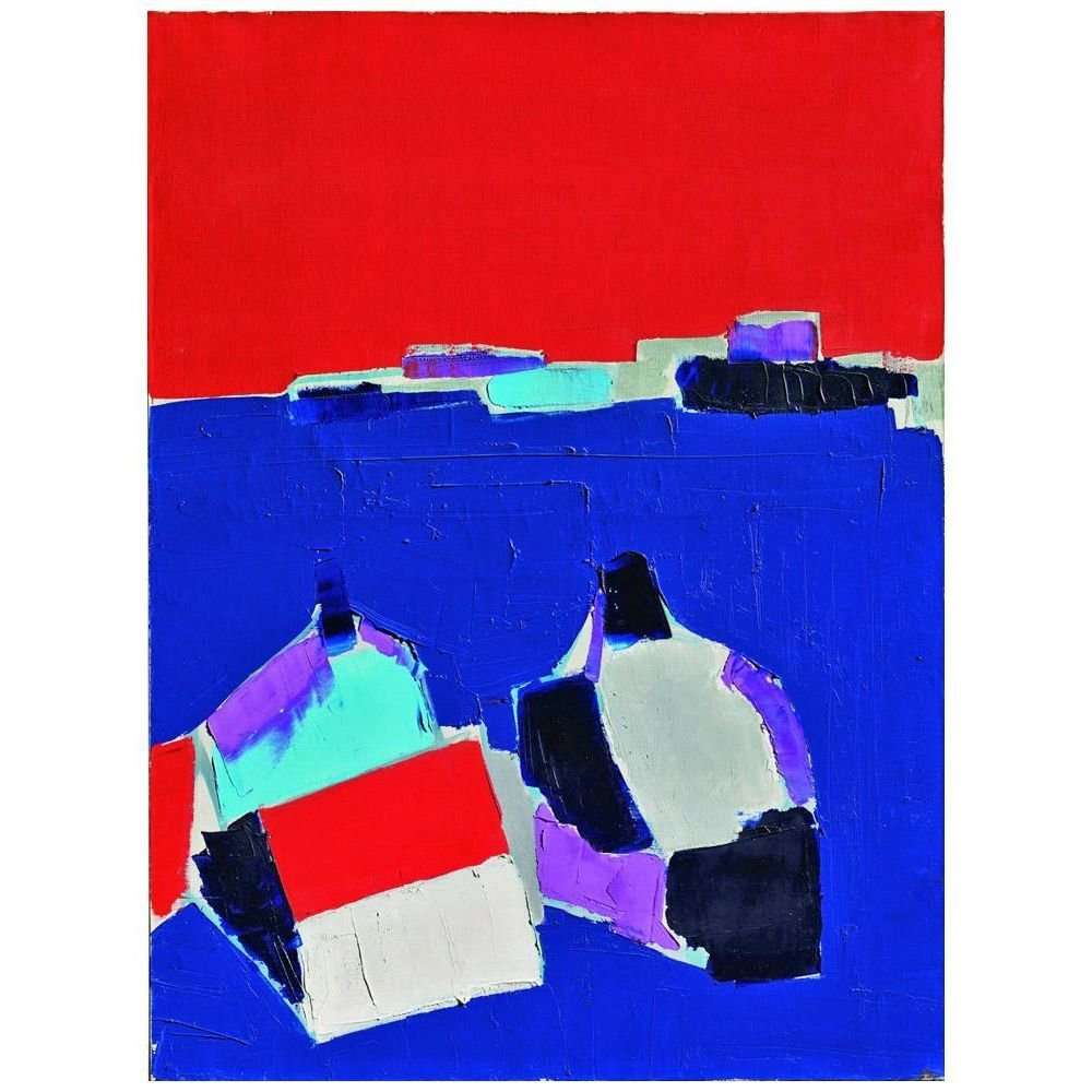   Nicolas de Stal. Marcelle. 1954. Private collection