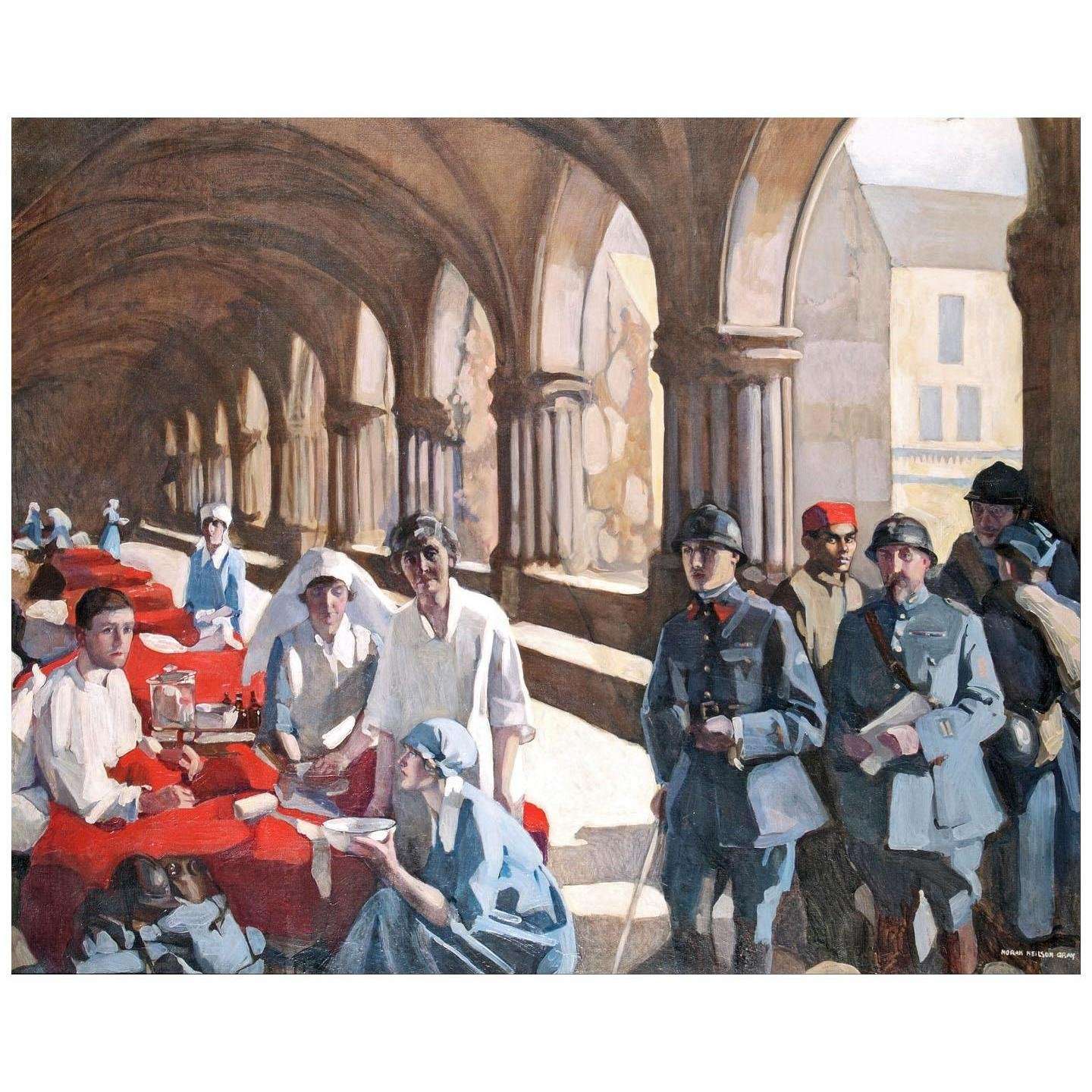 Norah Gray. The Scottish Women's Hospital. 1920. Imperial War Museum London