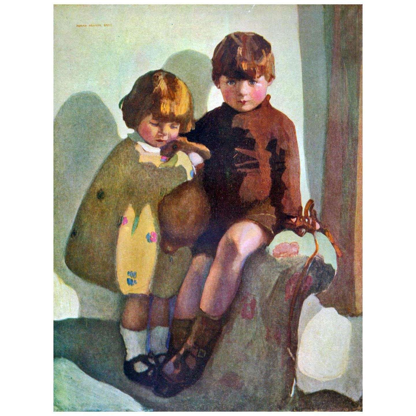  Norah Gray. Ian and Rosemary. 1923. Private collection