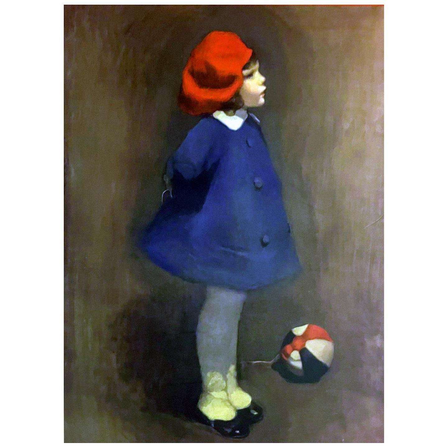  Norah Gray. Little Girl in a Red Hat. n/d. Private collection