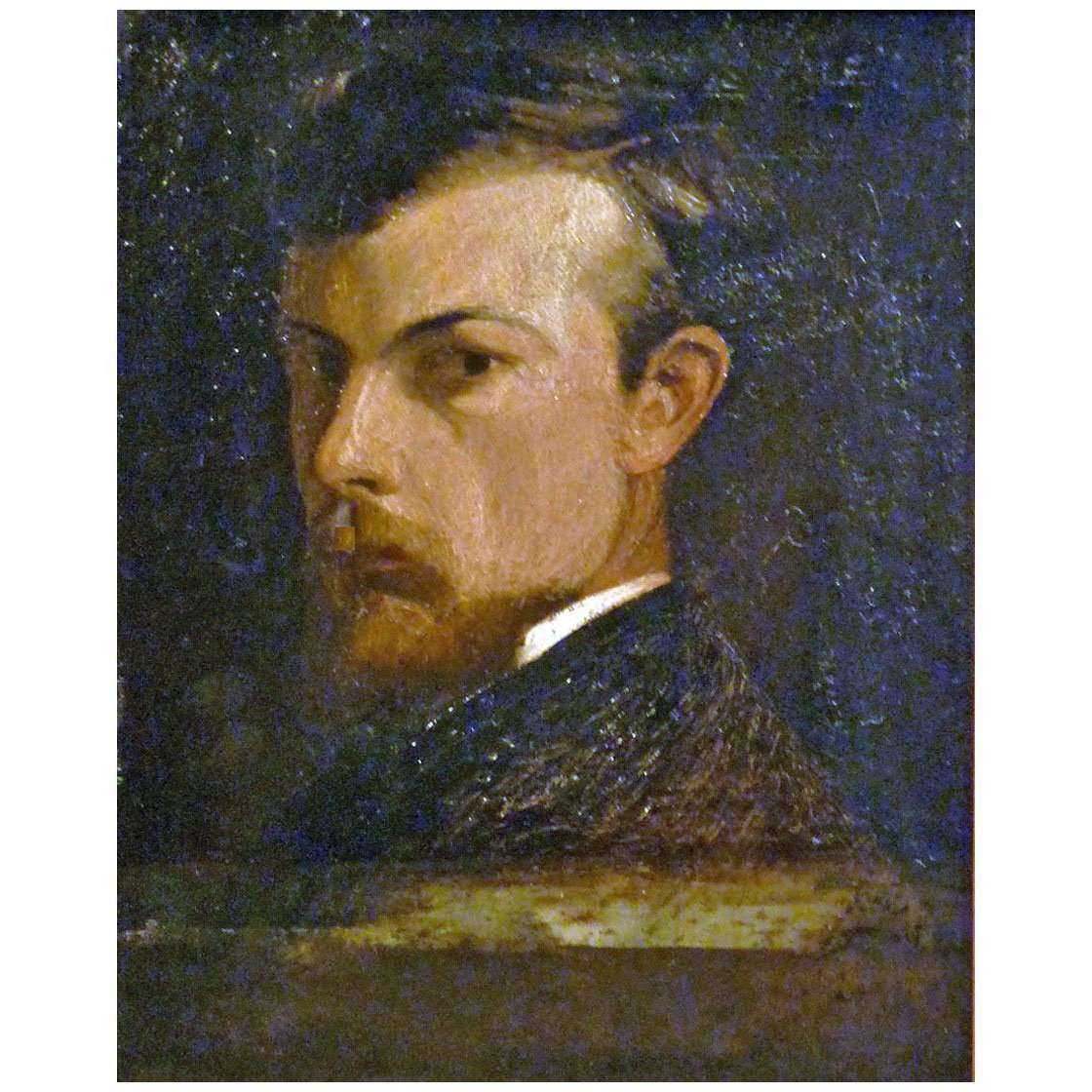  Odilon Redon. Mon portait. 1867. Musee dOrsay Paris