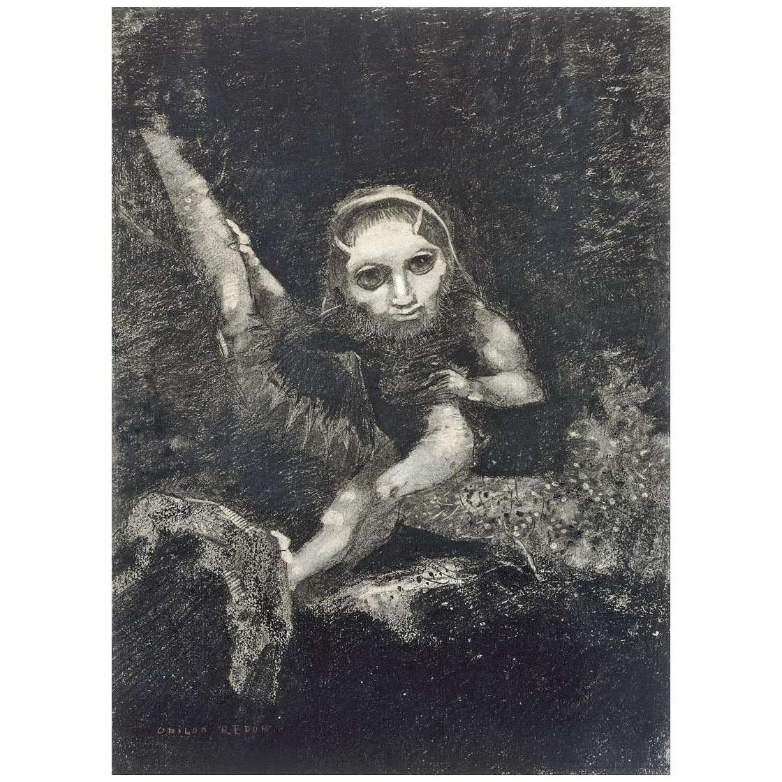  Odilon Redon. Caliban. 1881. Musee dOrsay Paris