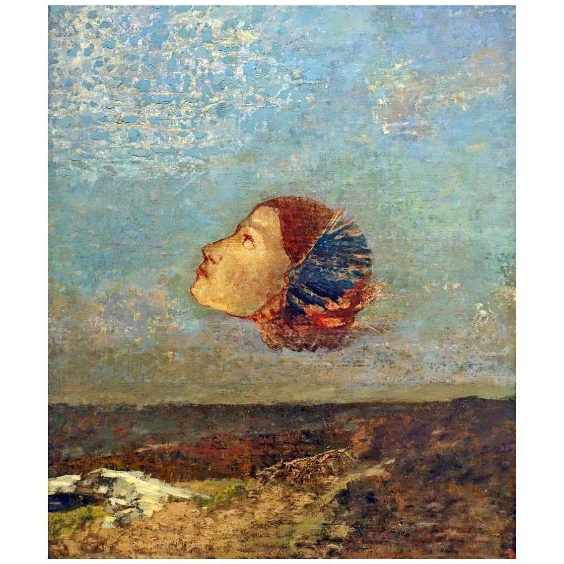  Odilon Redon. Hommage a Goya. 1885. Scharf-Gerstenberg Collection Berlin