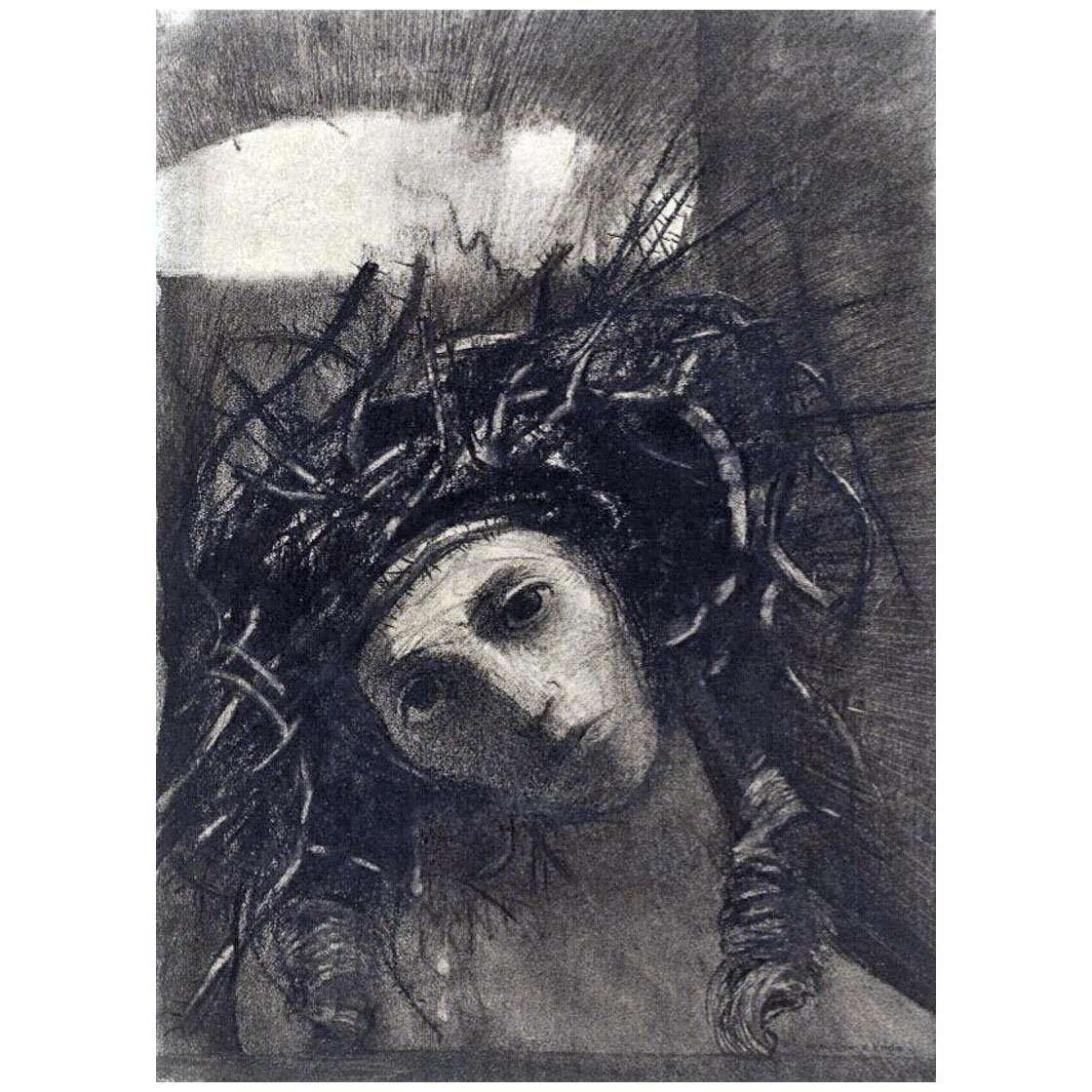  Odilon Redon. Christ crowned with thorns. 1895. British Museum London
