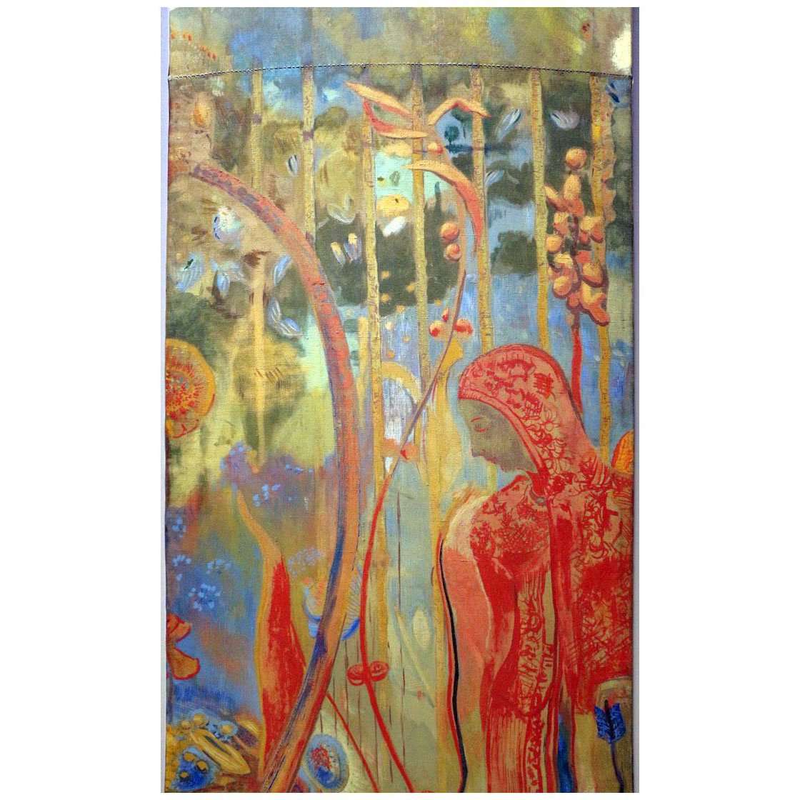  Odilon Redon. Panneau d?coratif du ch?teau de Domecy. 1901. Musee dOrsay Paris
