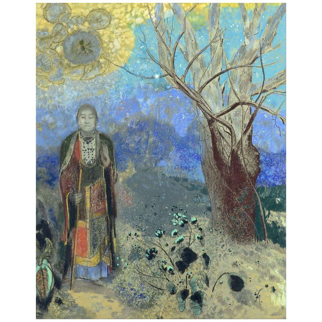  Odilon Redon. Le Bouddha. 1907. Musee dOrsay Paris