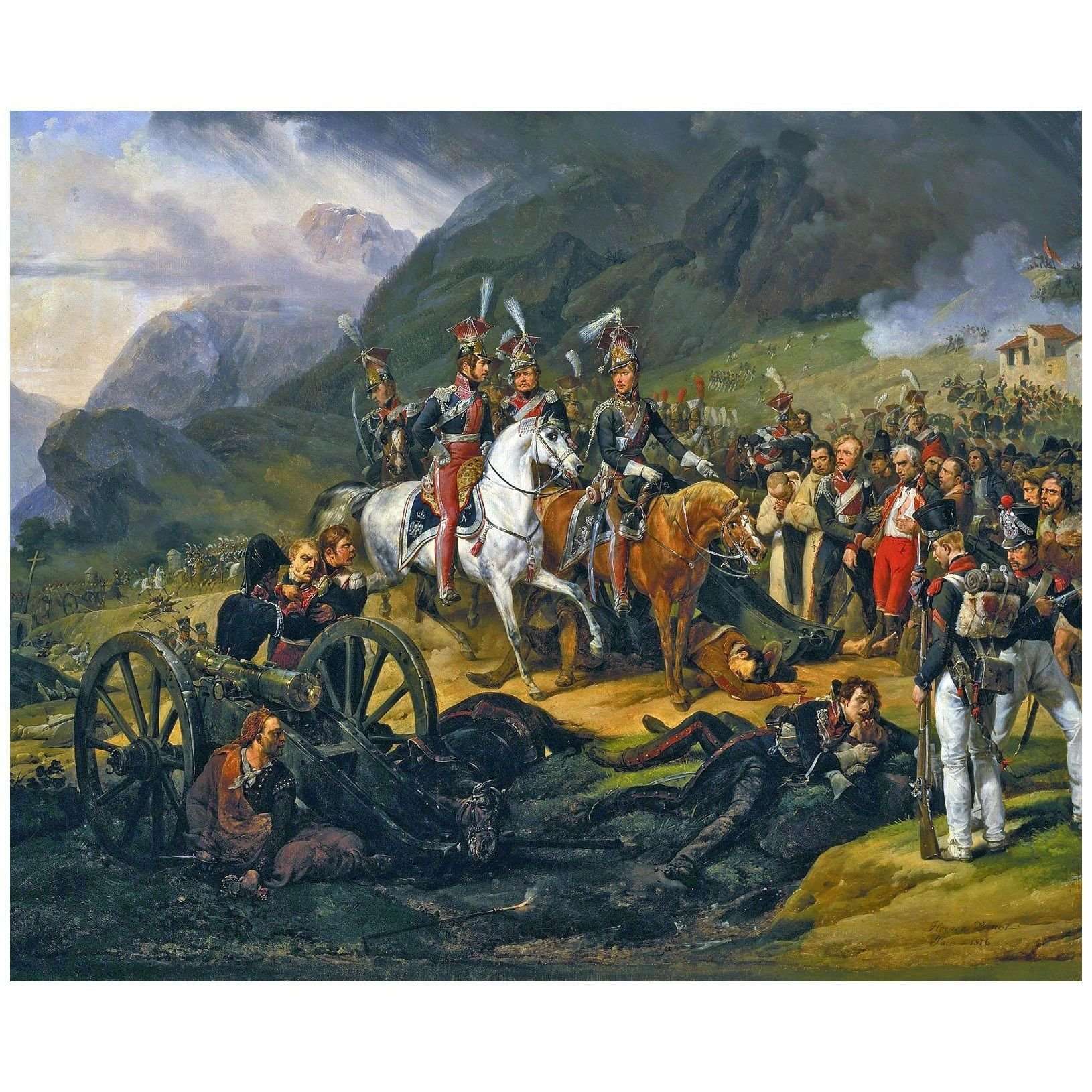  Horace Vernet. Bataille de Somosierra. 1816. NMW Warsaw
