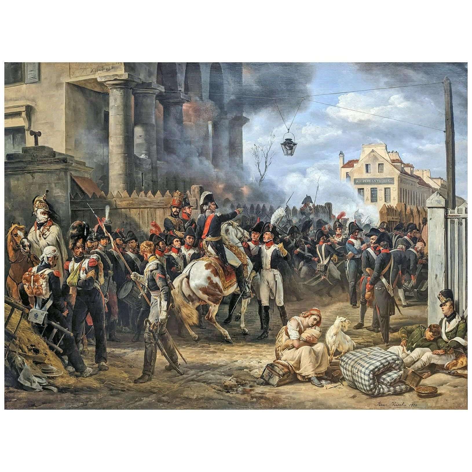  Horace Vernet. La Barri?re de Clichy. 1820. Musee du Louvre