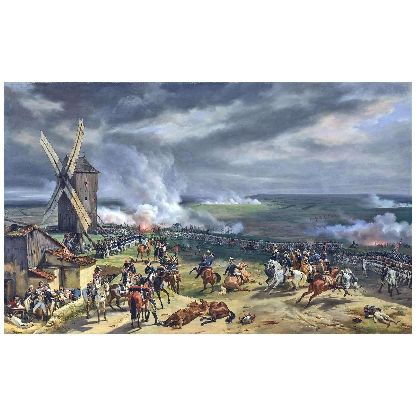  Horace Vernet. Bataille de Valmy. 1832. National Gallery London