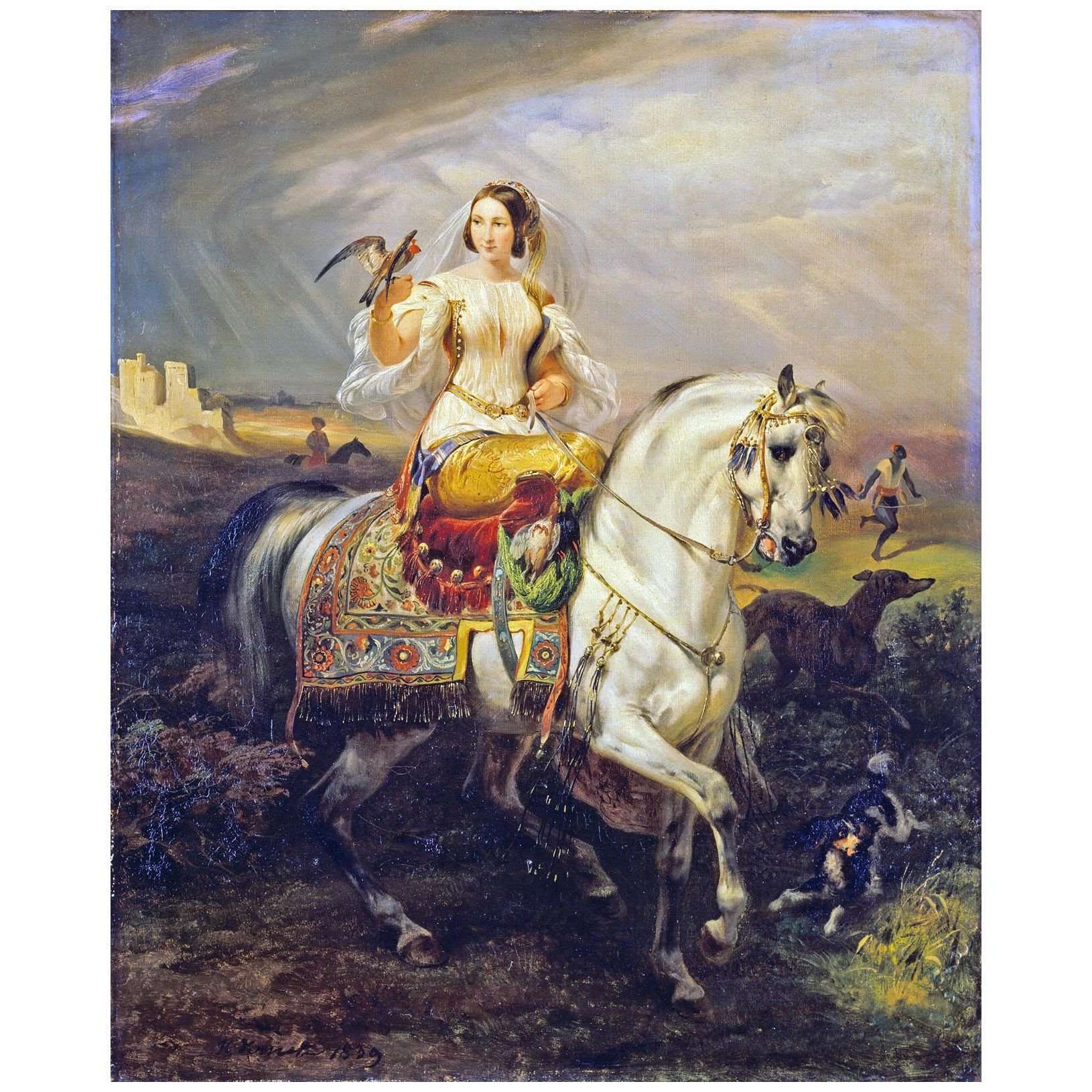  Horace Vernet. La chasseur de faucons. 1839. Wallace Collection London
