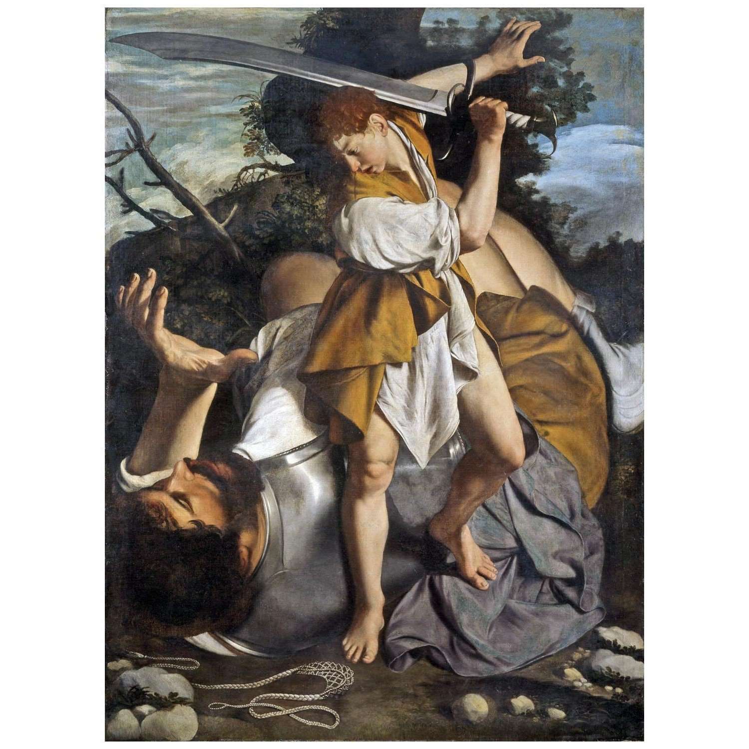  Orazio Gentileschi. Davide e Golia. 1605. National Gallery of Ireland, Dublin