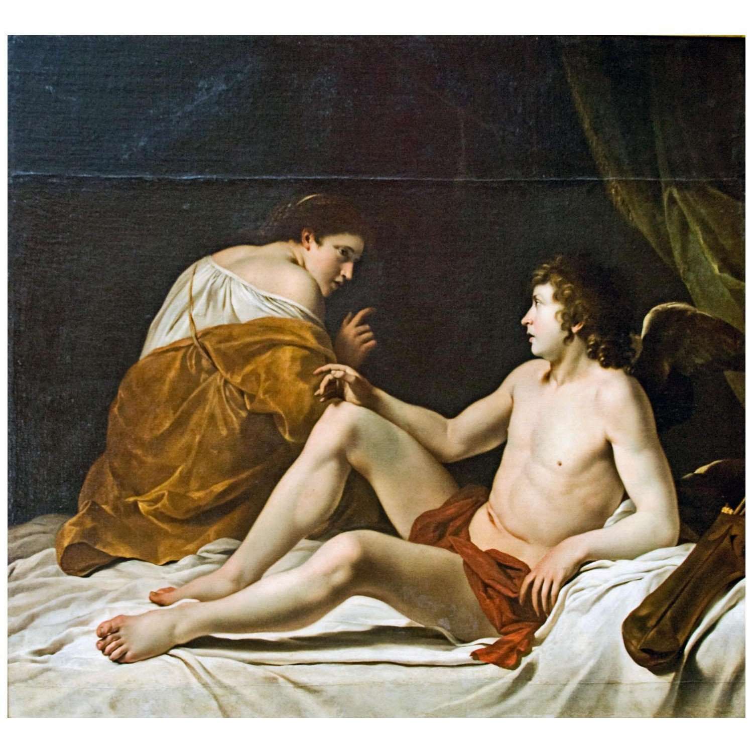  Orazio Gentileschi. Amore e Psiche. 1610. Museo Dell'Hermitage