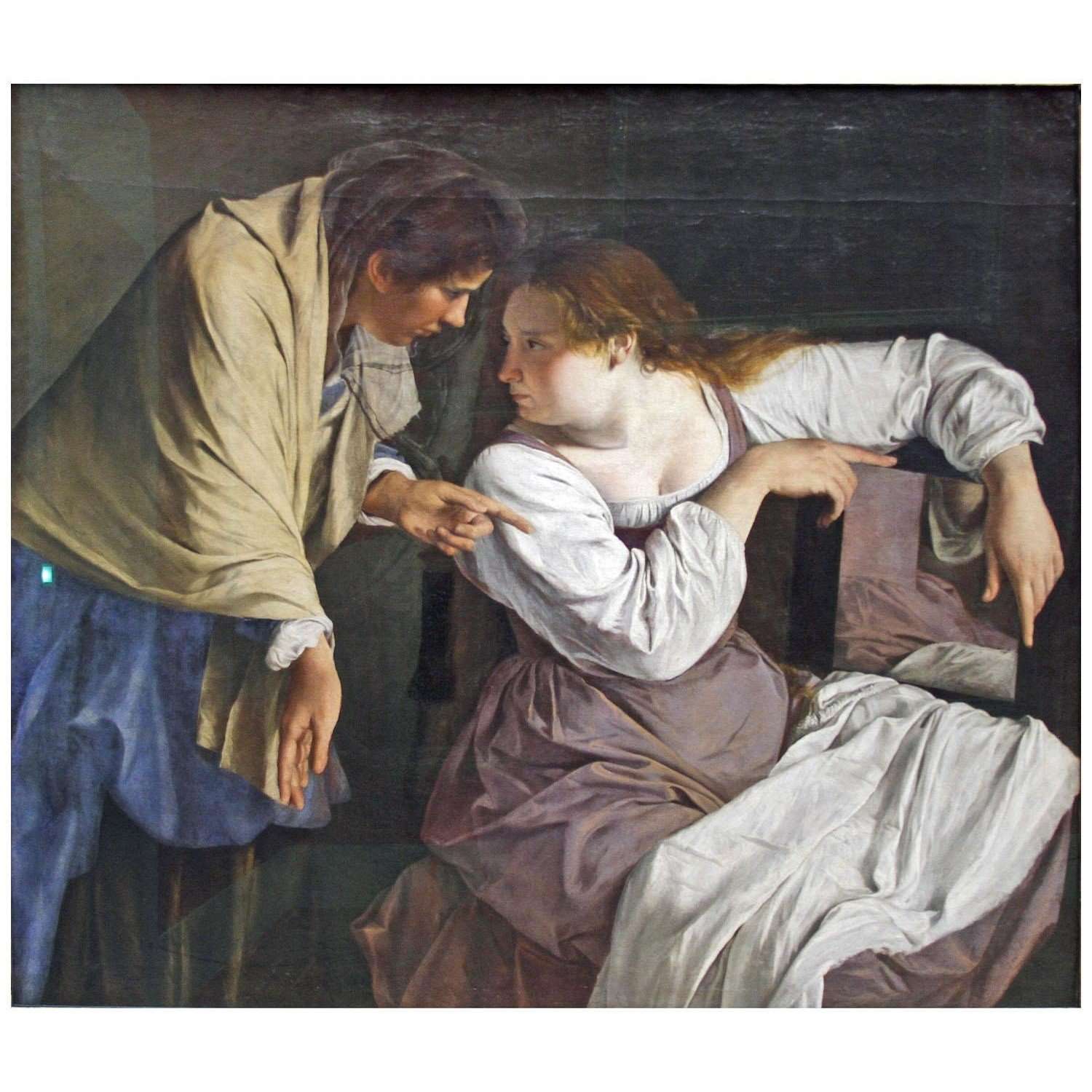  Orazio Gentileschi. Martha rimprovera sorella Maria. 1620. Alte Pinakothek Munchen
