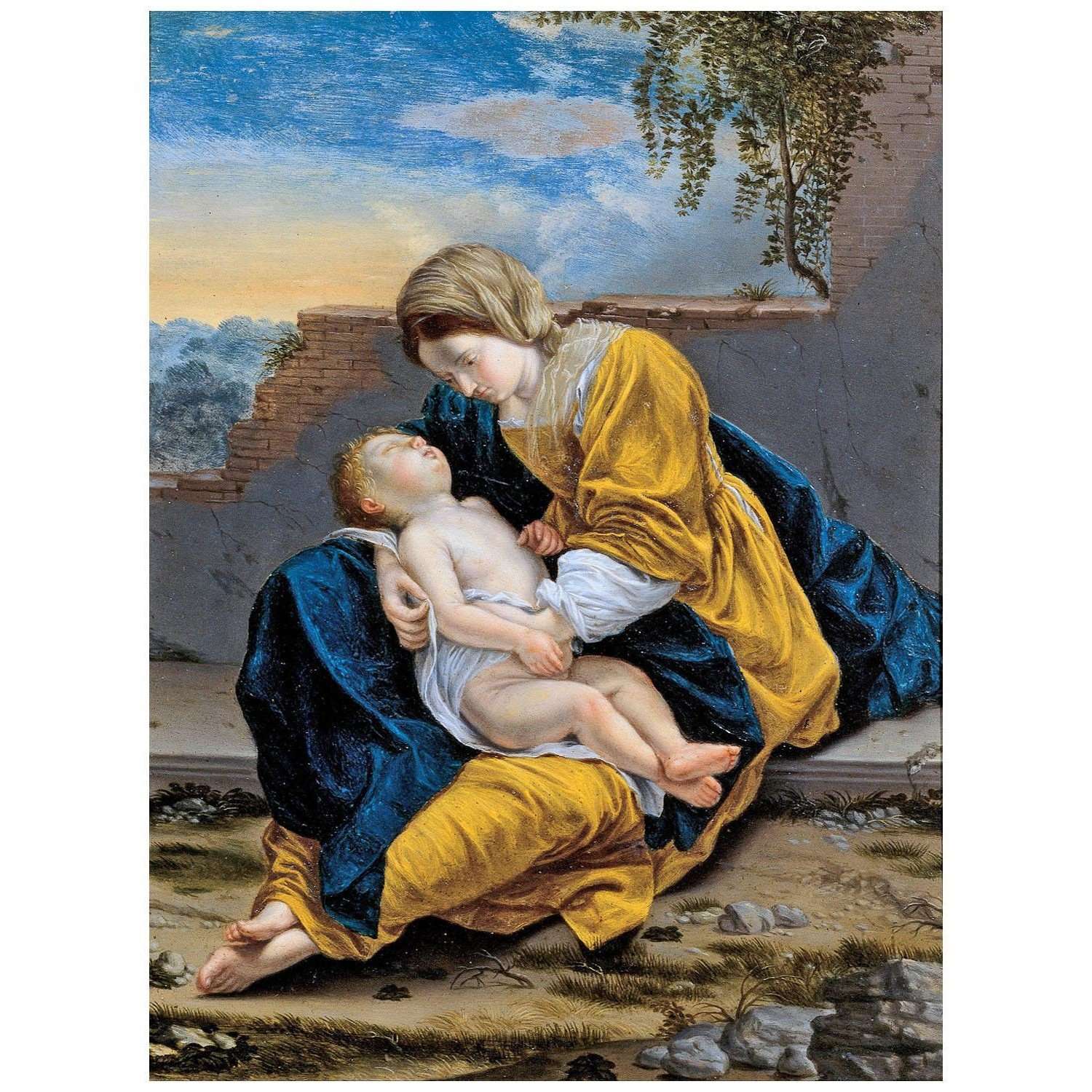  Orazio Gentileschi. Madonna col Bambino. 1622. Musei di Strada Nuova Genoa