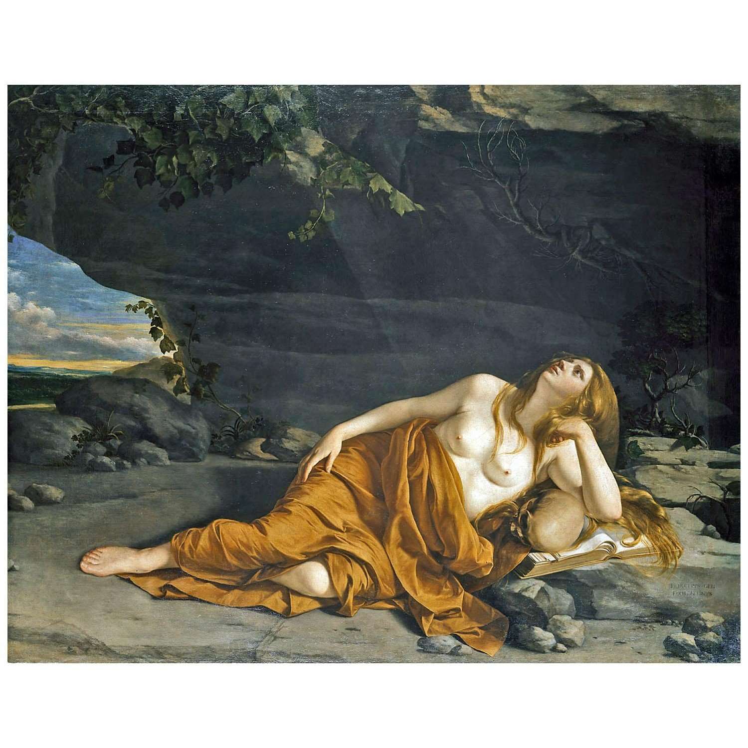  Orazio Gentileschi. Maddalena Penitente. 1622. Kunsthistorisches Museum Wien