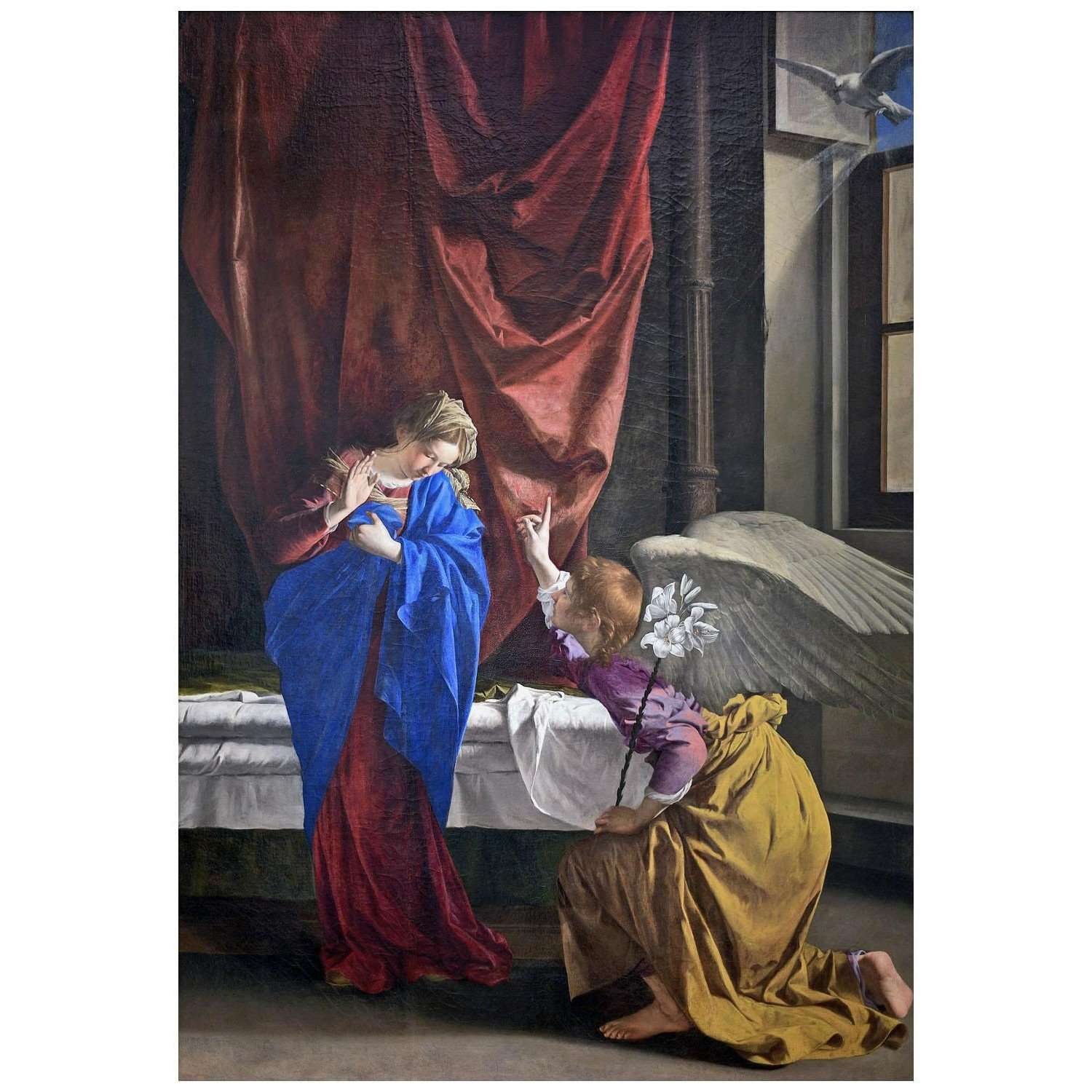  Orazio Gentileschi. Annunciazione. 1623. Galleria Sabauda Torino