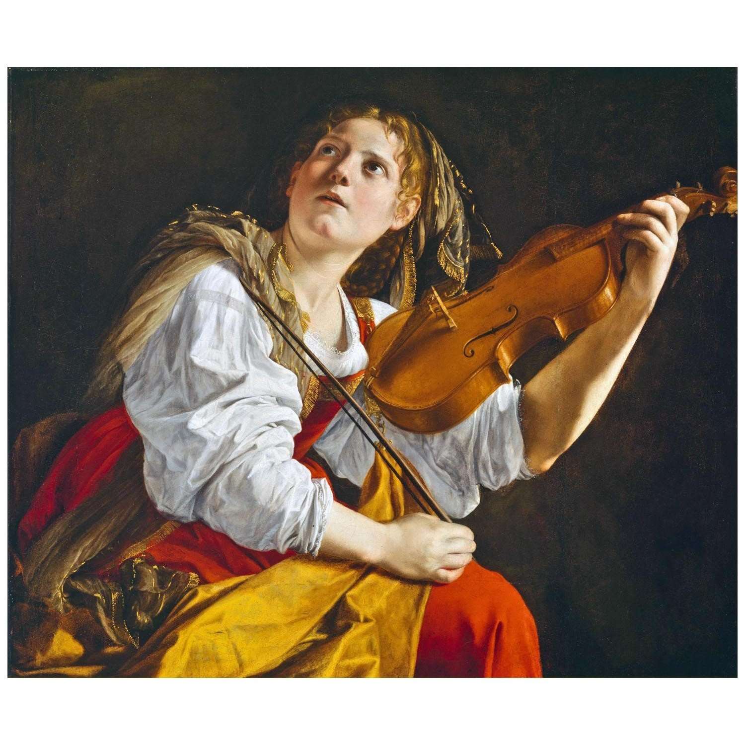  Orazio Gentileschi. Santa Cecilia. 1624. Detroit Institute of Art