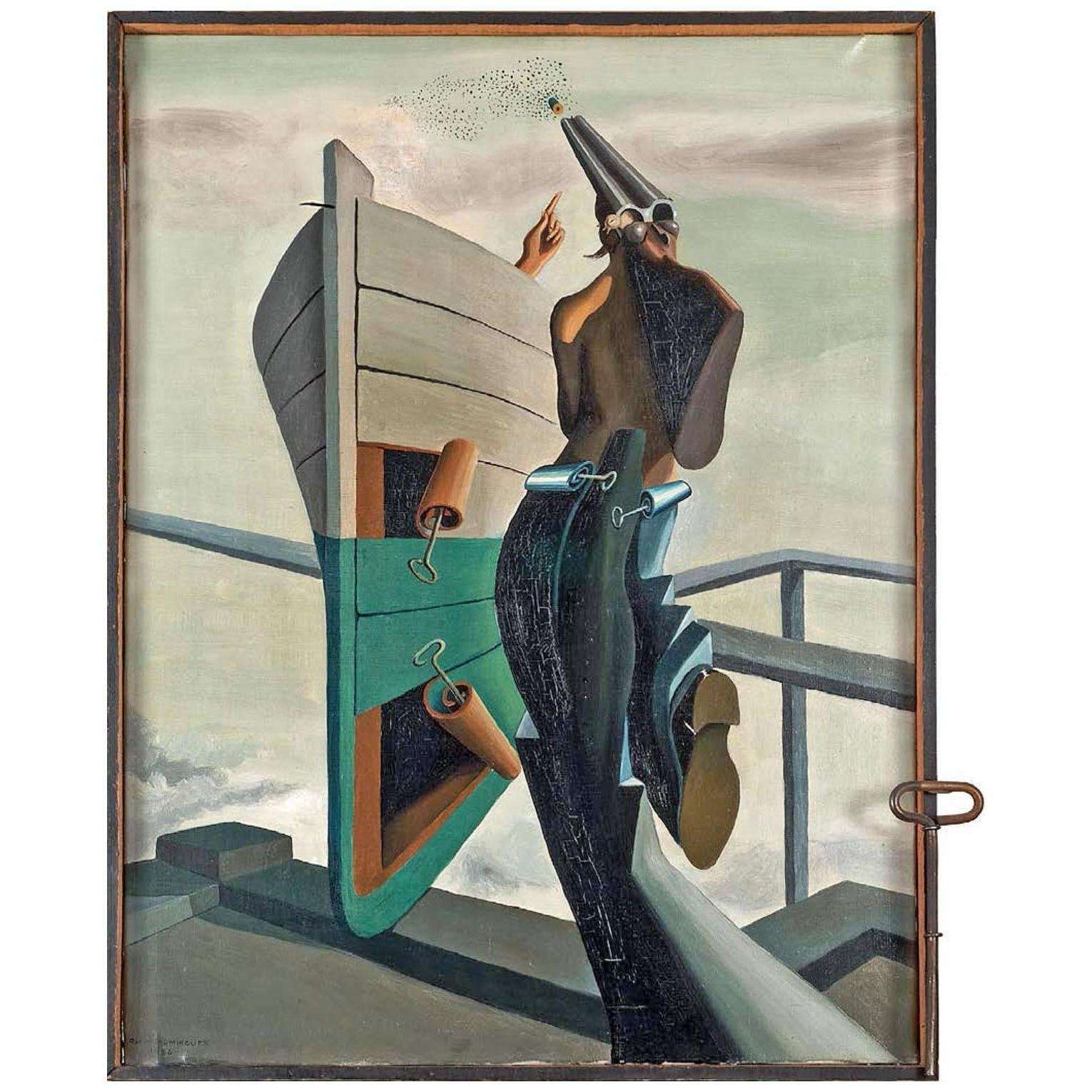  Oscar Dominguez. Louvre-boite. 1936. Malingue Gallery, Hong Kong