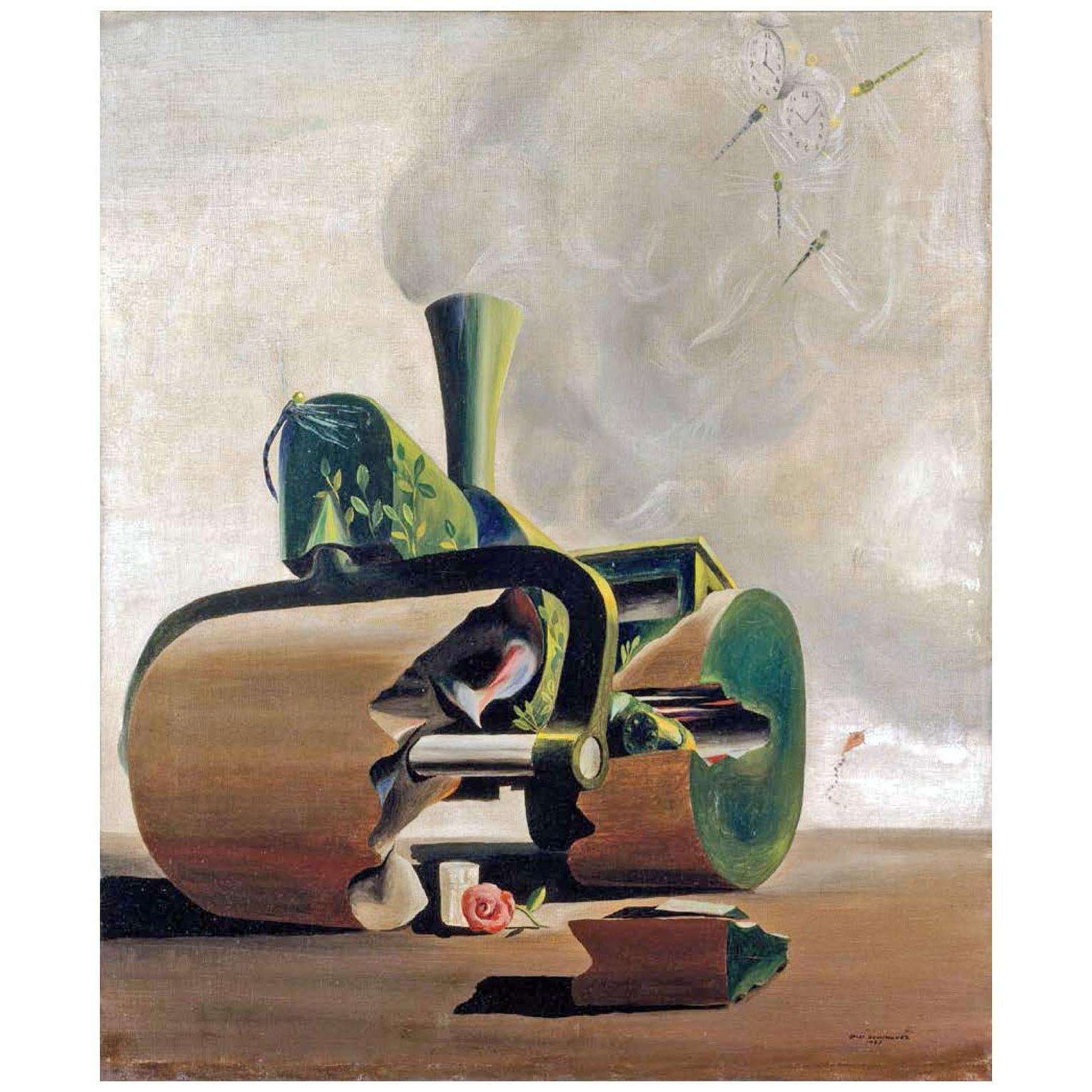  Oscar Dominguez. La Apisonadora y la Rosa. 1937. Museo Reina Sofia Madrid