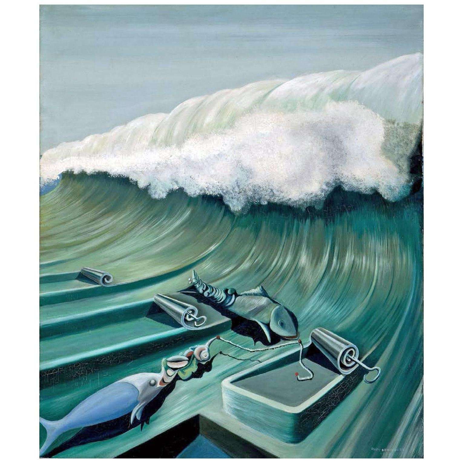  Oscar Dominguez. La Vague. 1938. Coleccion particular